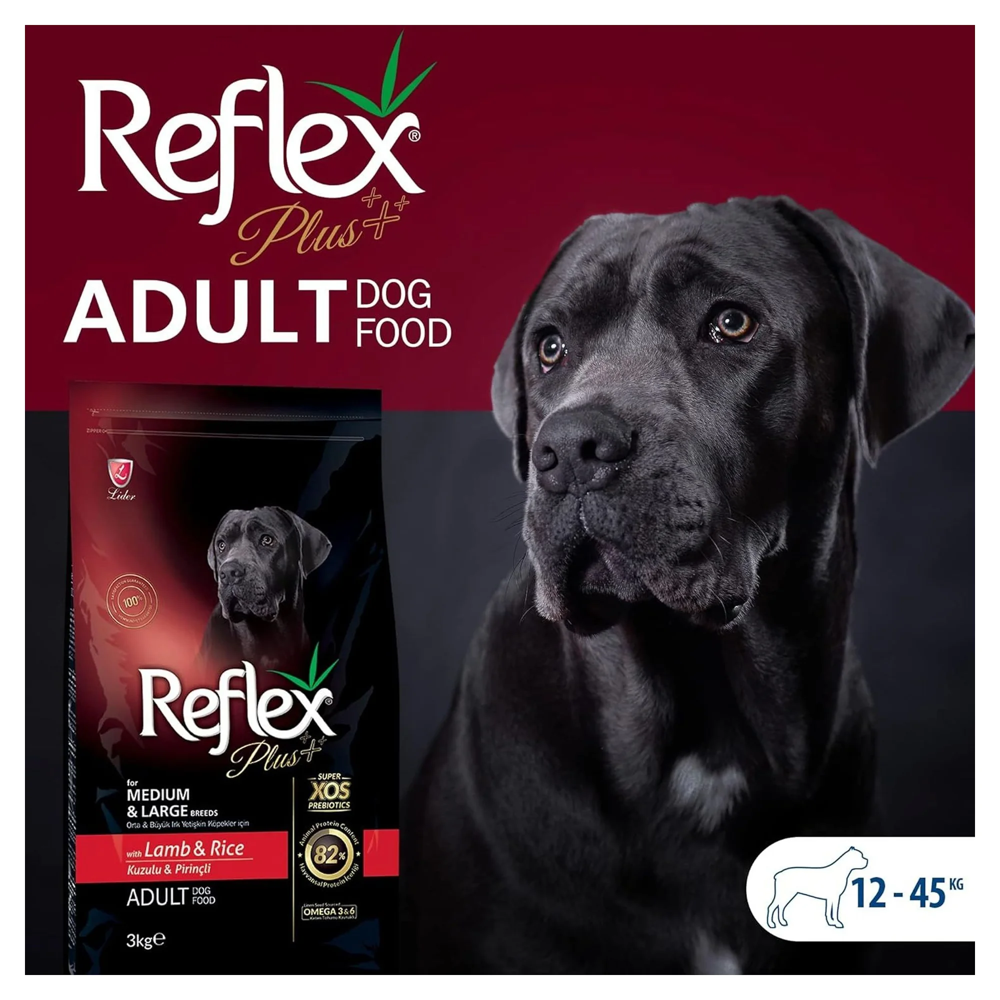 Reflex Plus Kuzulu Medium&Large Yetişkin Köpek Kuru Maması 3 KG — Normal, 3.1 kg — Görsel 4