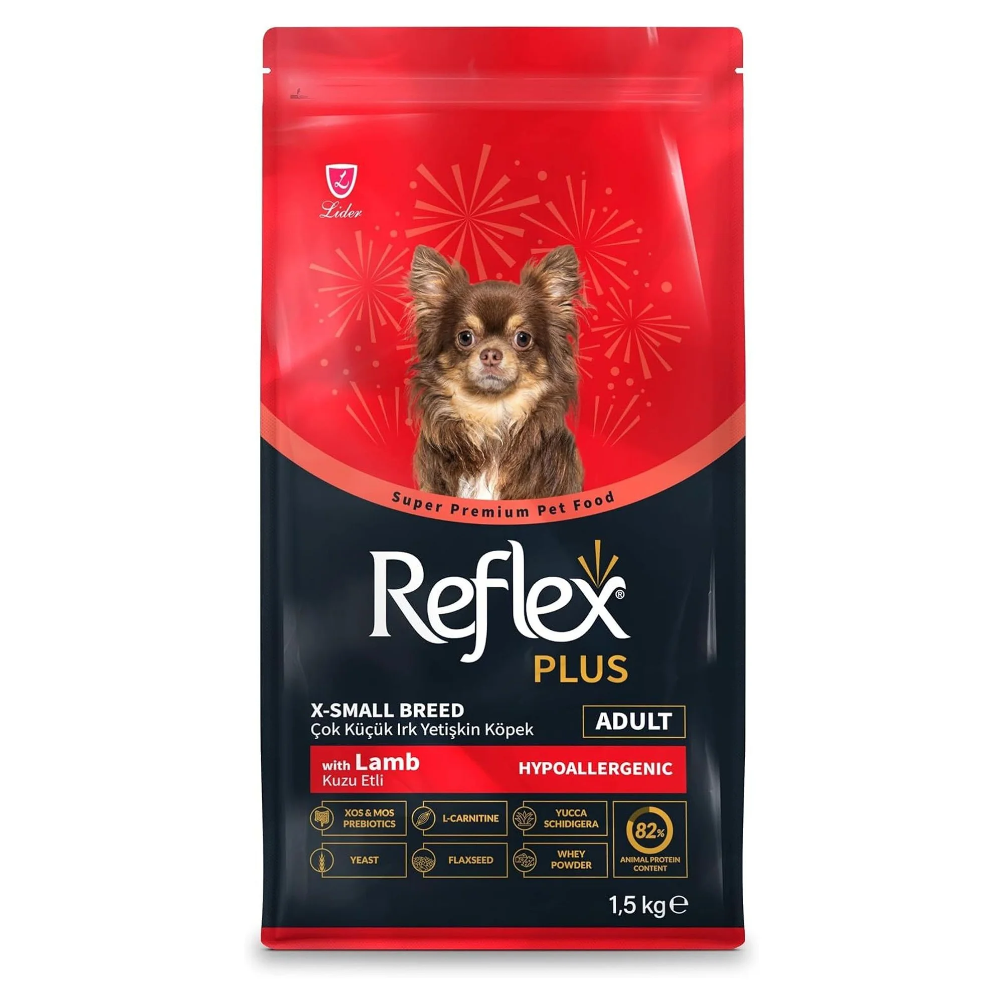 Reflex Plus Hipoalerjenik Kuzulu Çok Küçük Irk Yetişkin Köpek Maması 1.5 KG — Normal, 1.6 kg — Görsel 2