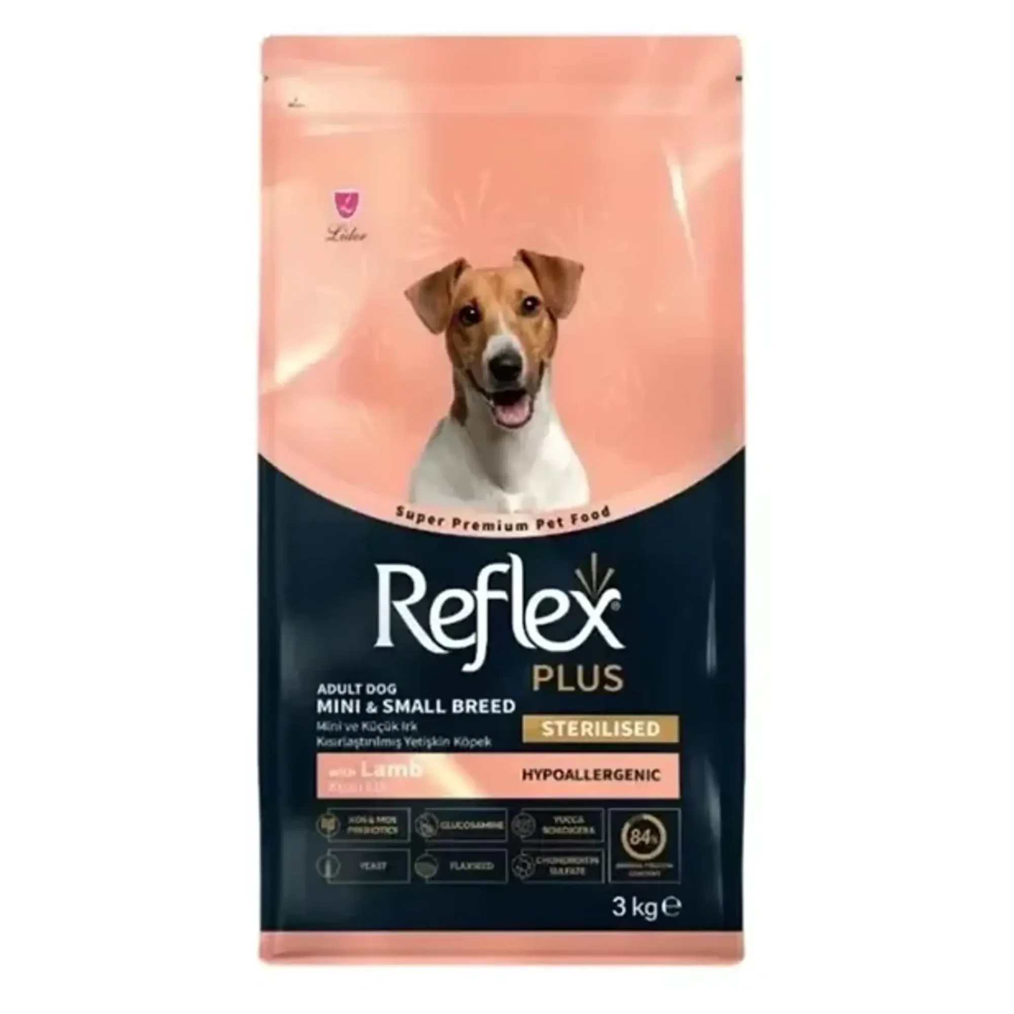 Reflex Plus Kuzu Etli Mini ve Küçük Irk Kısırlaştırılmış Köpek Maması 3 KG