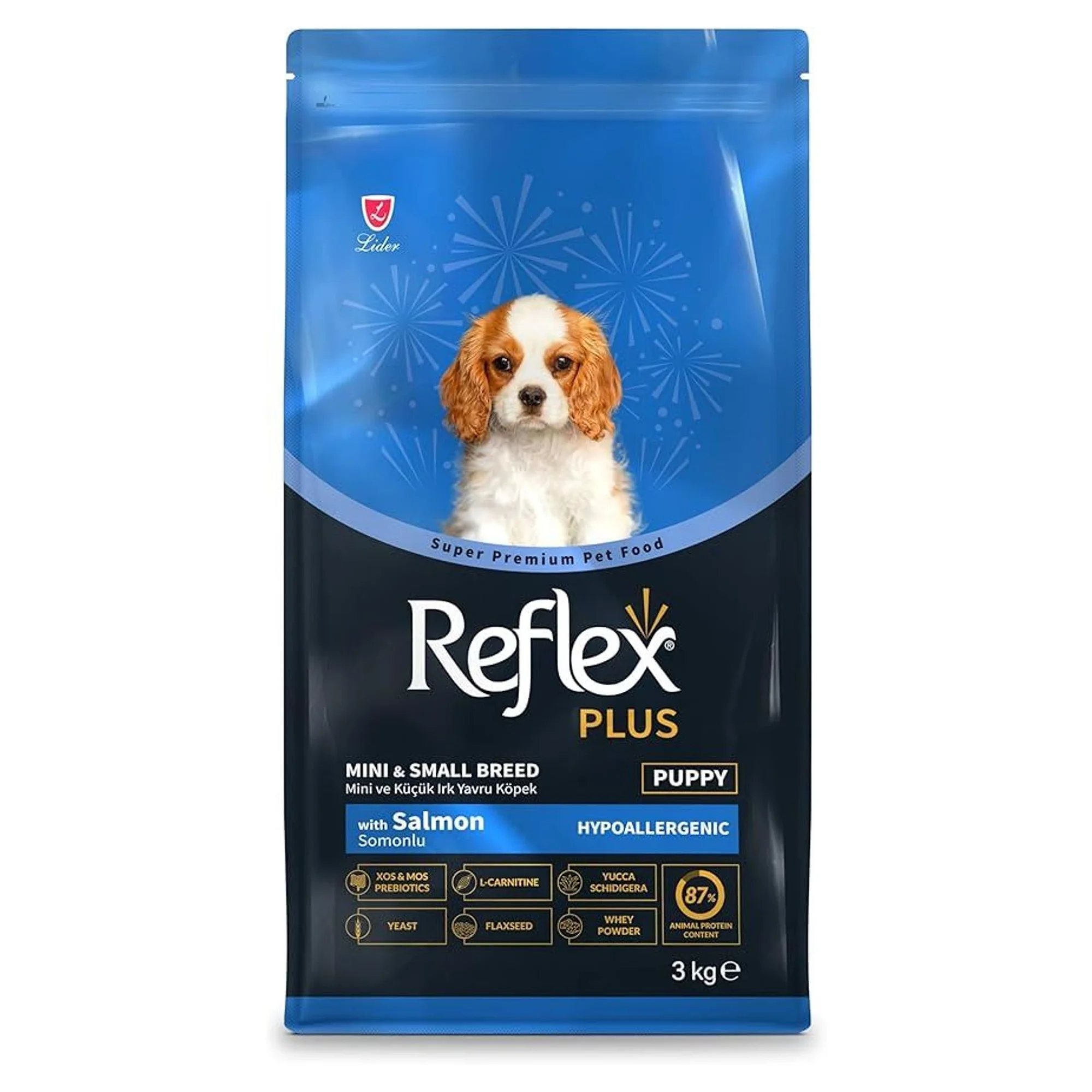 Reflex Plus Somonlu Mini ve Küçük Irk Yavru Köpek Maması 3 KG — Ödül Maması, 3.1 kg — Görsel 2