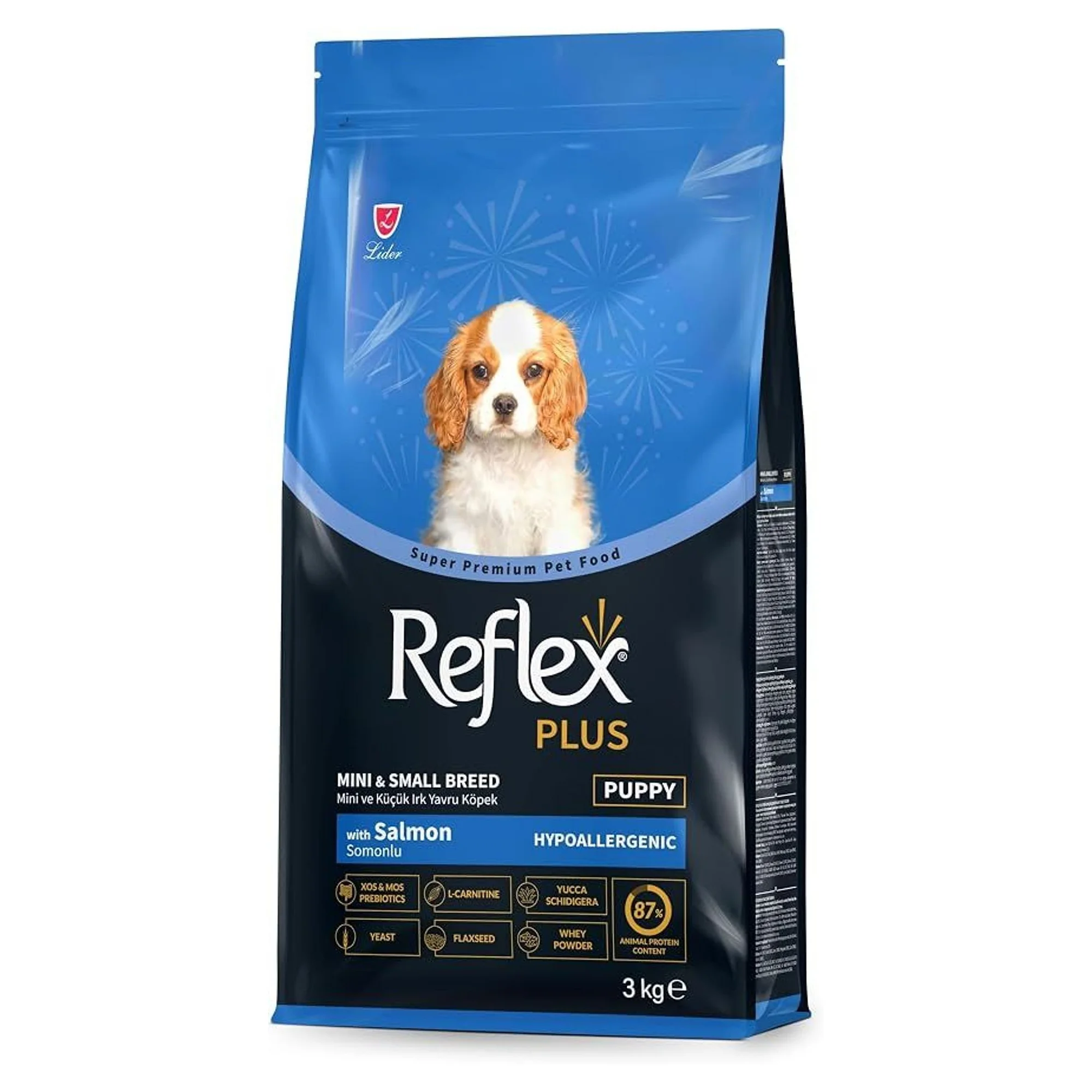 Reflex Plus Somonlu Mini ve Küçük Irk Yavru Köpek Maması 3 KG — Ödül Maması, 3.1 kg — Görsel 3