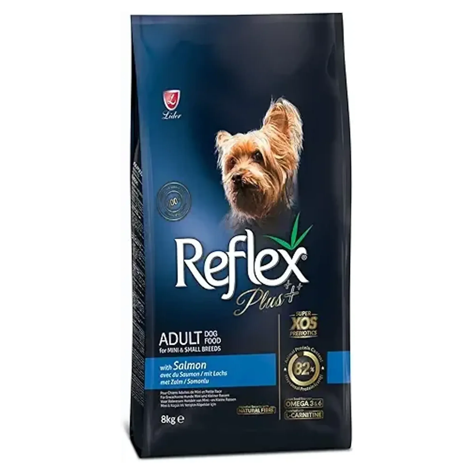 Reflex Plus Somonlu Küçük Irk Yetişkin Köpek Kuru Maması 8 KG