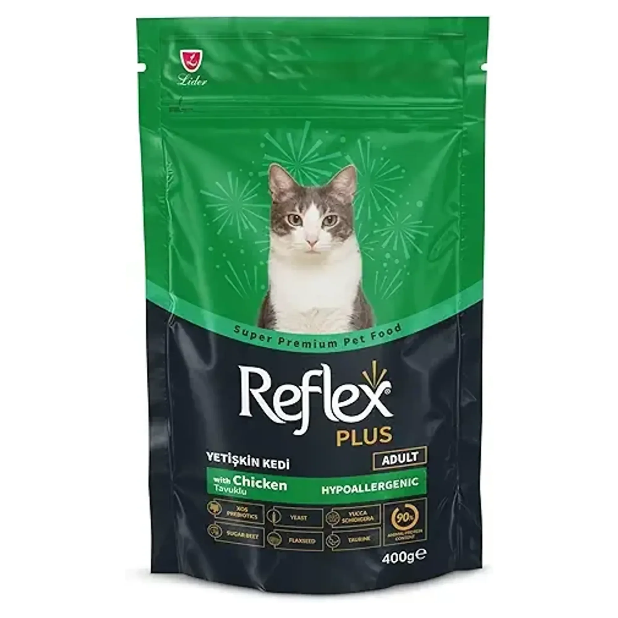 Reflex Plus Tavuklu Yetişkin Kedi Maması 400G