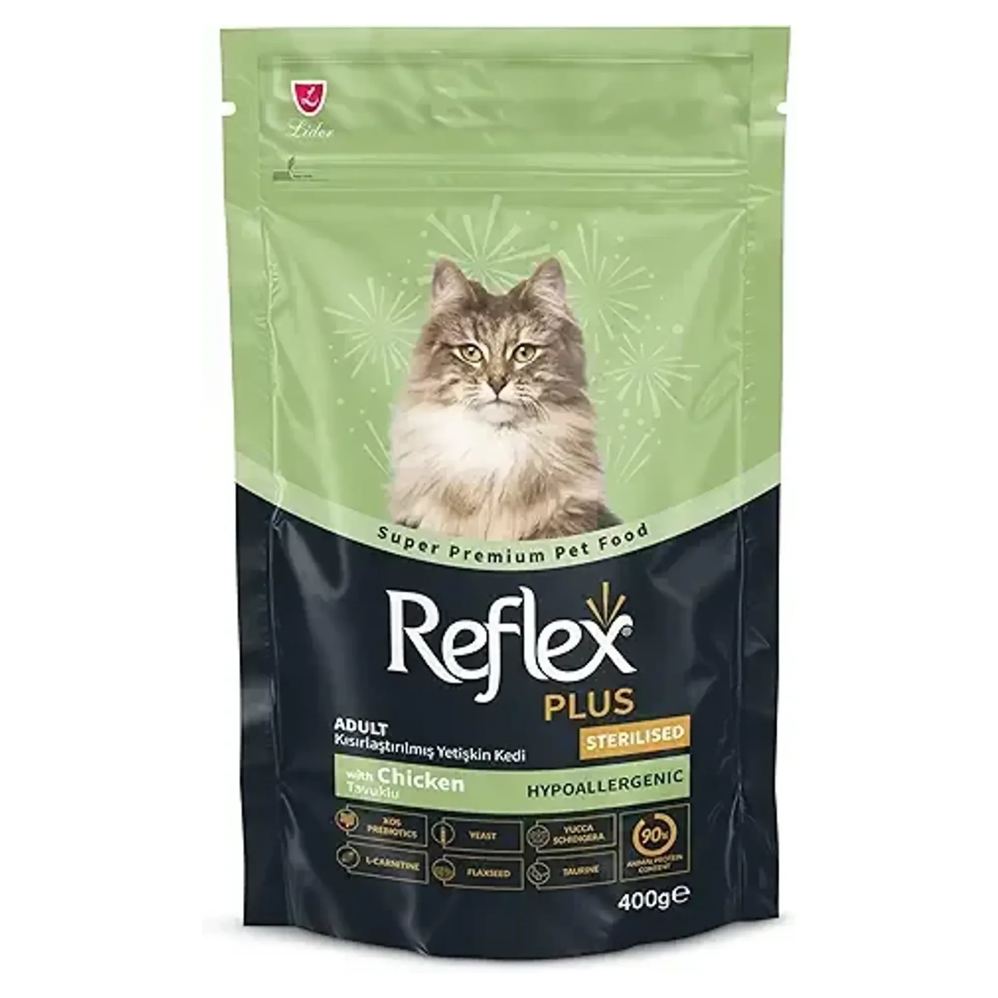 Reflex Plus Tavuklu Kısırlaştırılmış Yetişkin Kedi Maması 400G