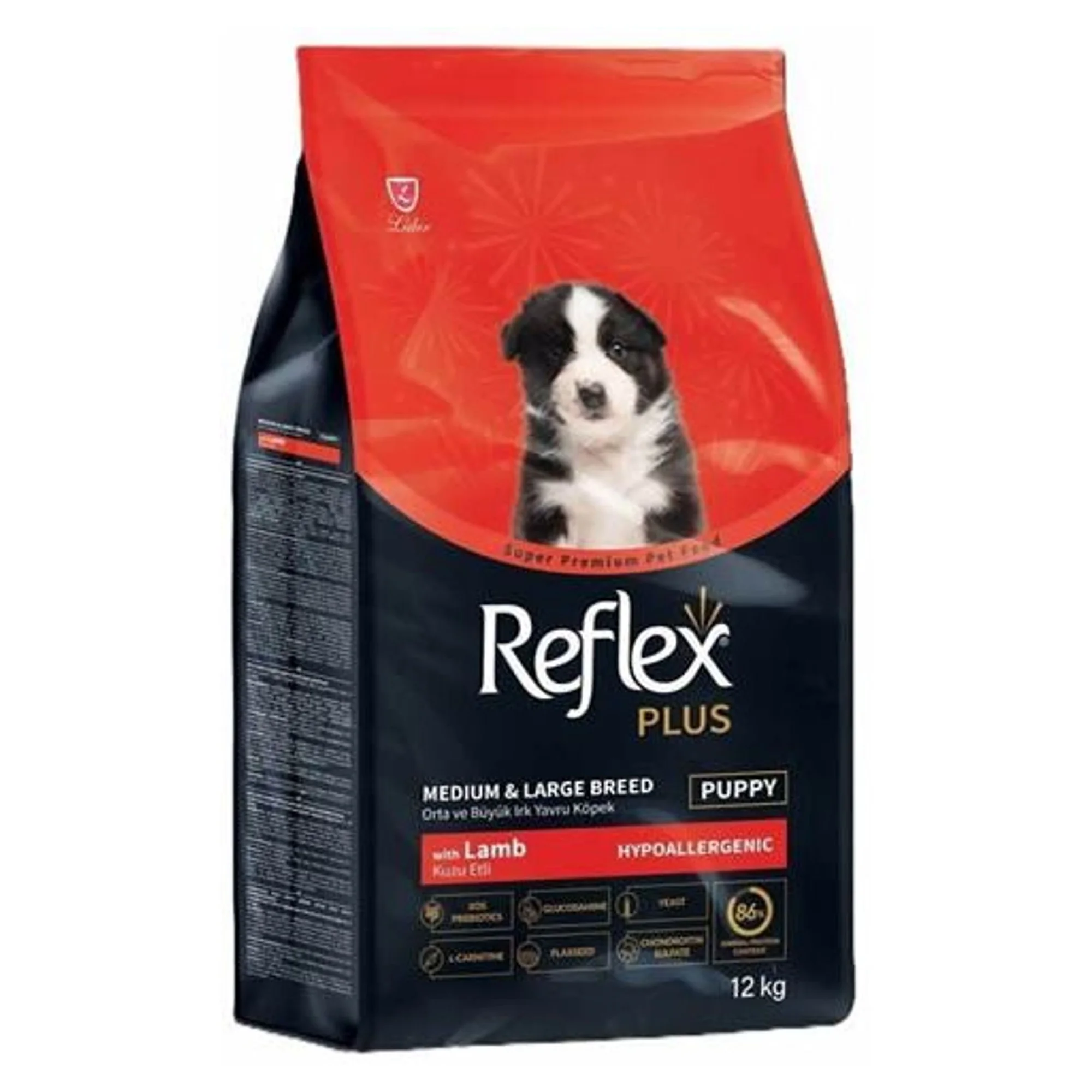 Reflex Plus Orta ve Büyük Irk Yavru Köpek Maması 12 KG