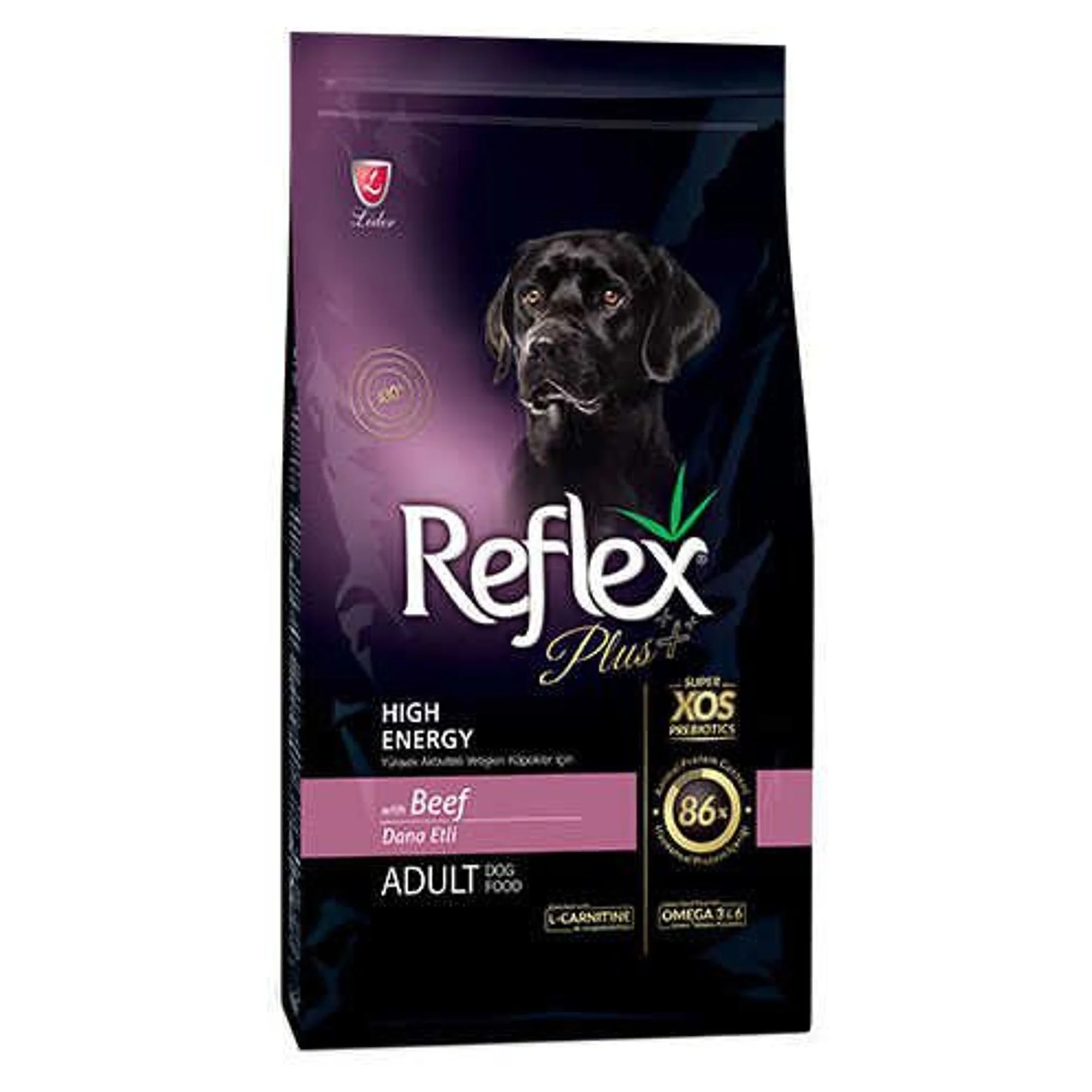 Reflex Plus Reflex Plus High Energy Dana Etli Yetişkin Köpek Maması 12 KG