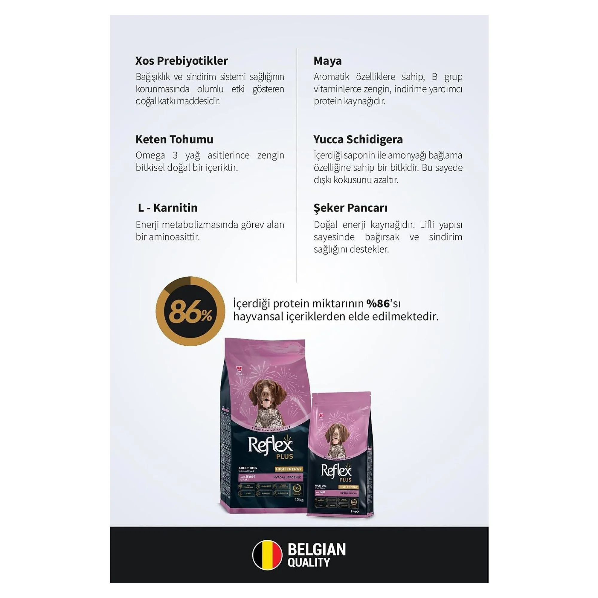 Reflex Plus High Energy Dana Etli Yetişkin Köpek Maması 12 KG — Normal, 12.1 kg — Görsel 3