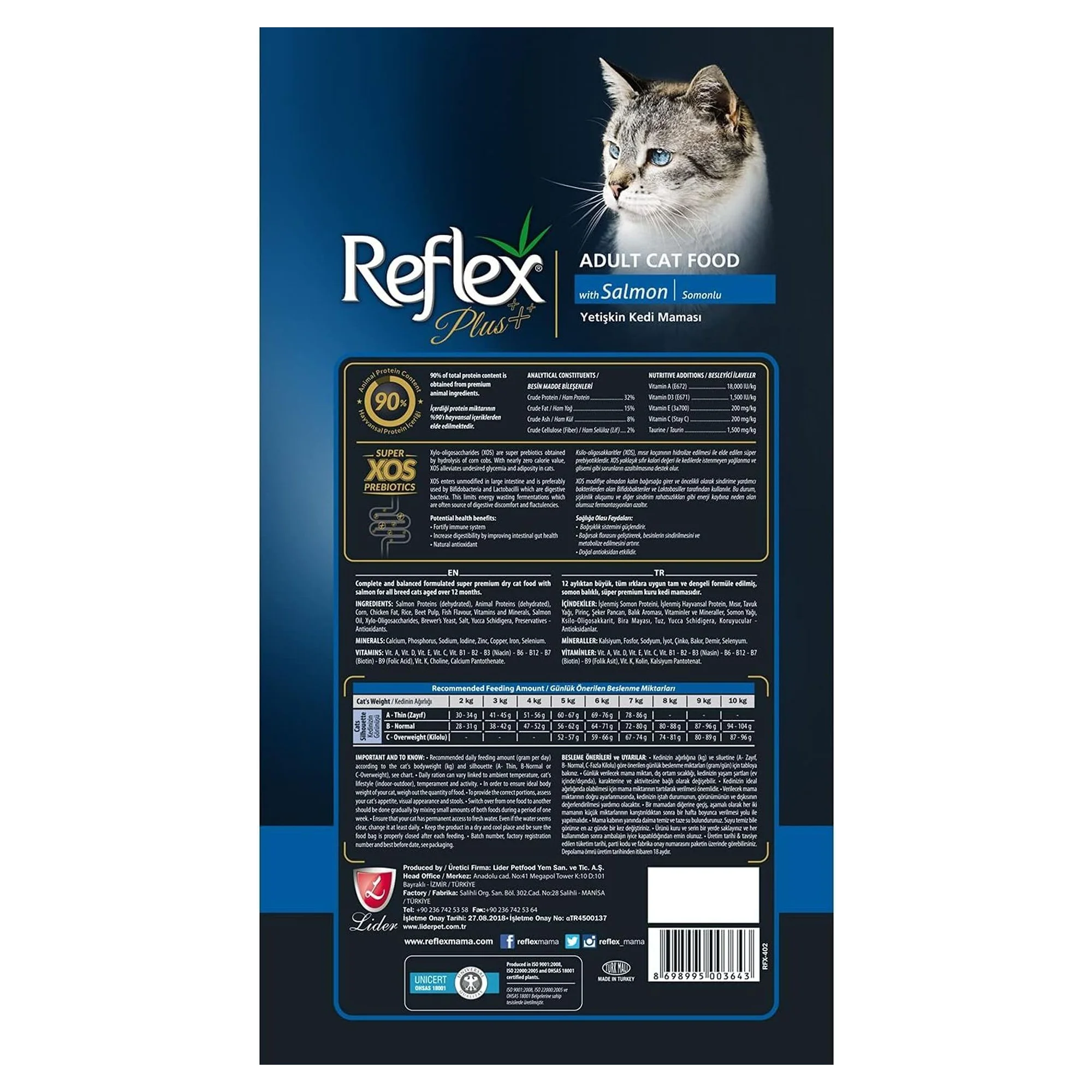 Reflex Plus Somonlu Yetişkin Kedi Kuru Maması 1.5 KG — Normal, 1.5 kg — Görsel 6