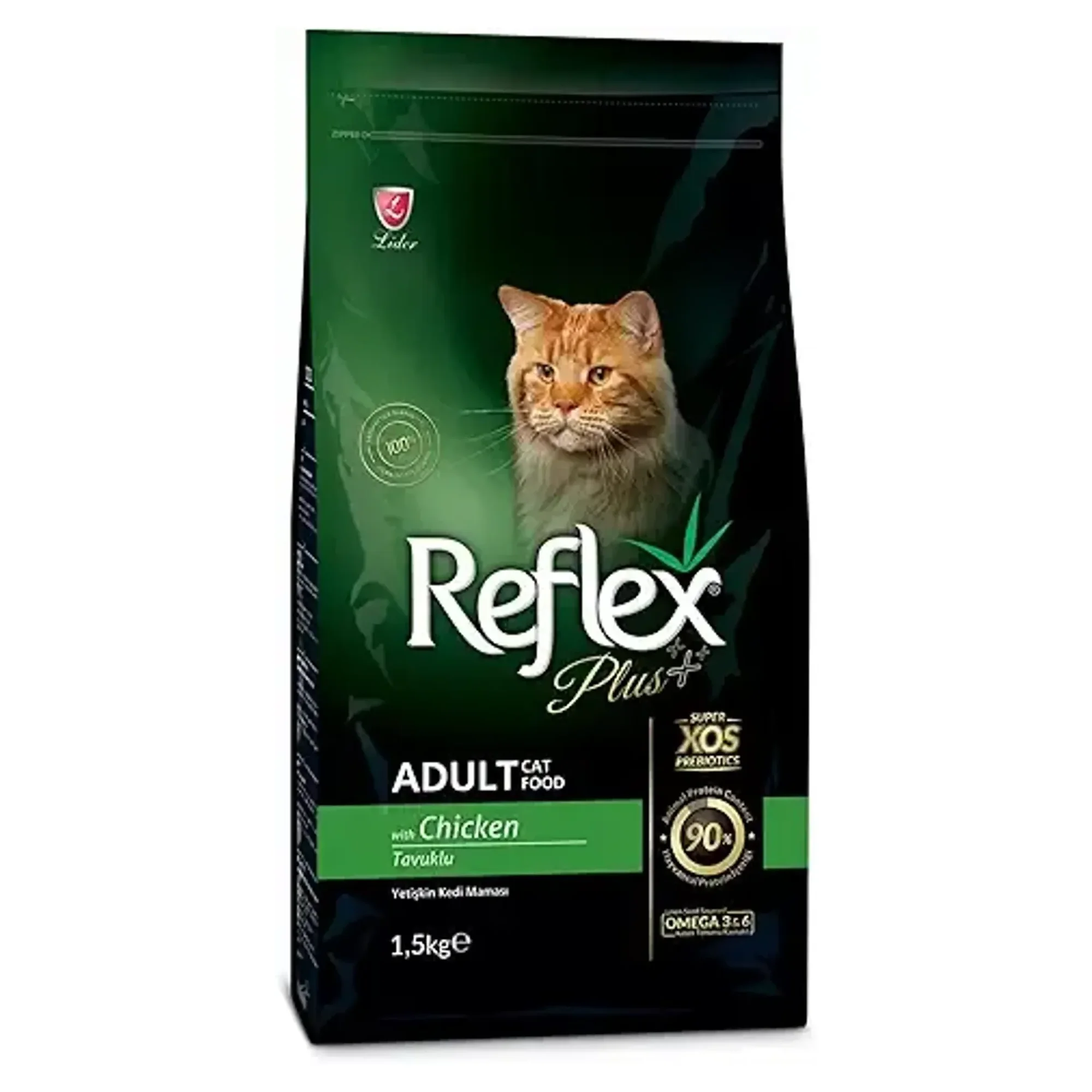 Reflex Plus Tavuklu Yetişkin Kedi Kuru Maması 1.5 KG
