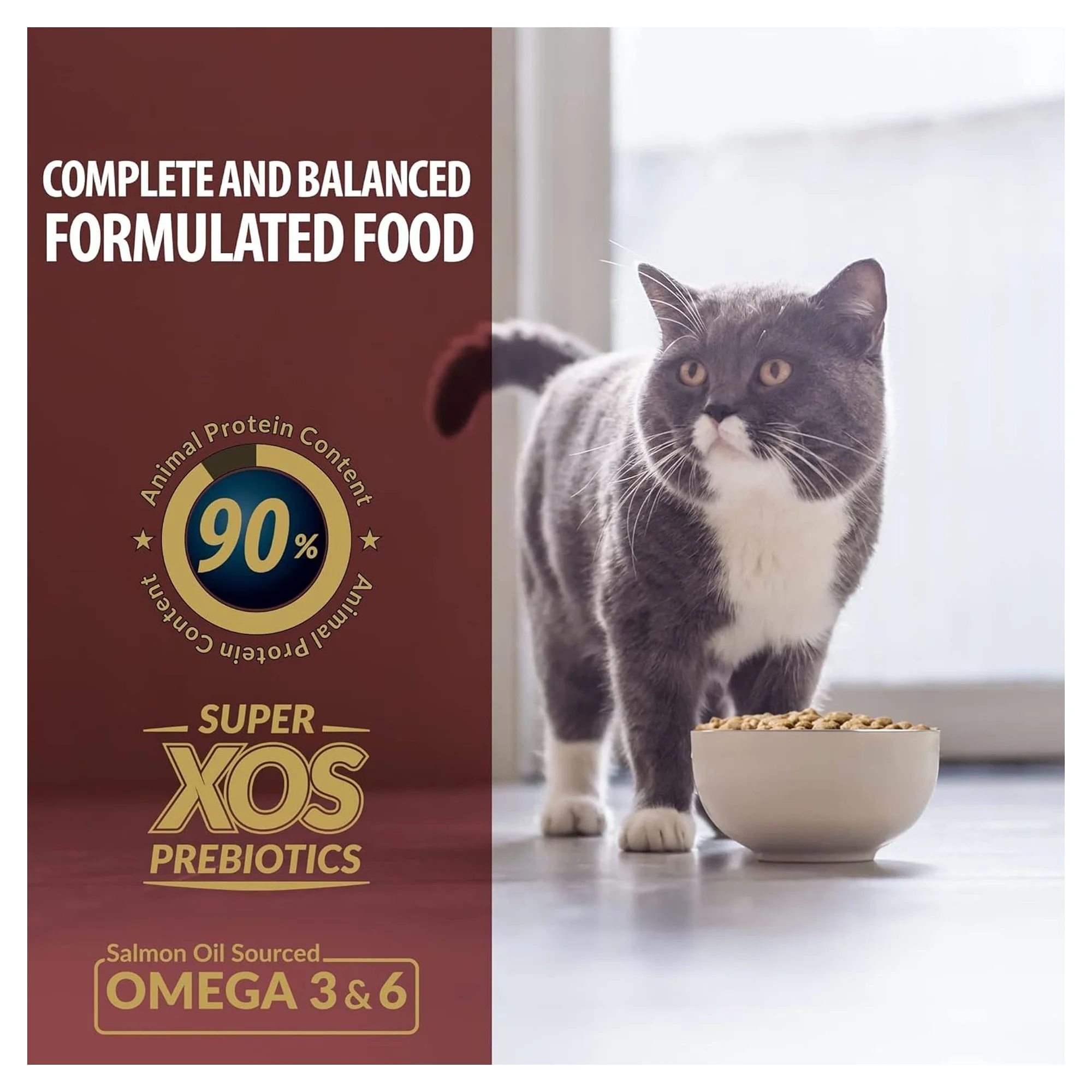 Reflex Plus Kuzu&Pirinç Yetişkin Kedi Kuru Maması 1.5 KG — Normal, 1.5 kg — Görsel 3