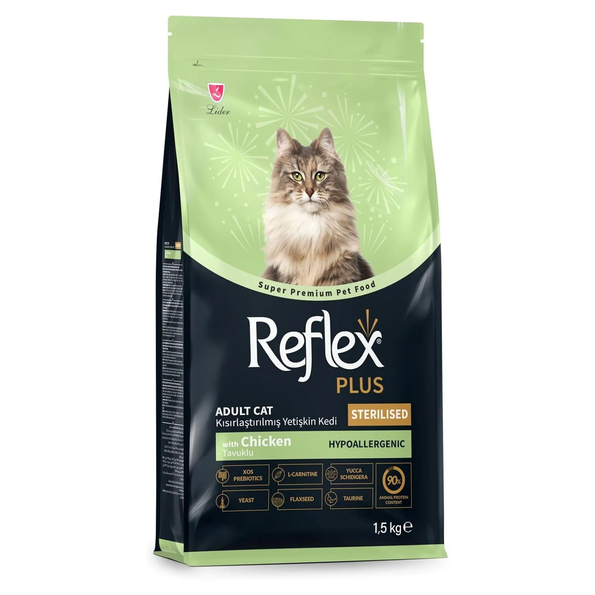 Reflex Plus Tavuklu Yetişkin Kısırlaştırılmış Kedi Kuru Maması 1.5 KG