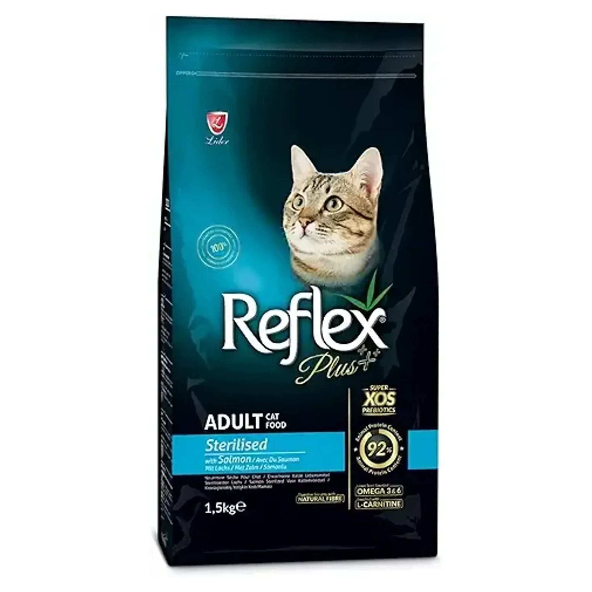 Reflex Plus Somonlu Kısırlaştırılmış Kedi Kuru Maması 1.5 KG