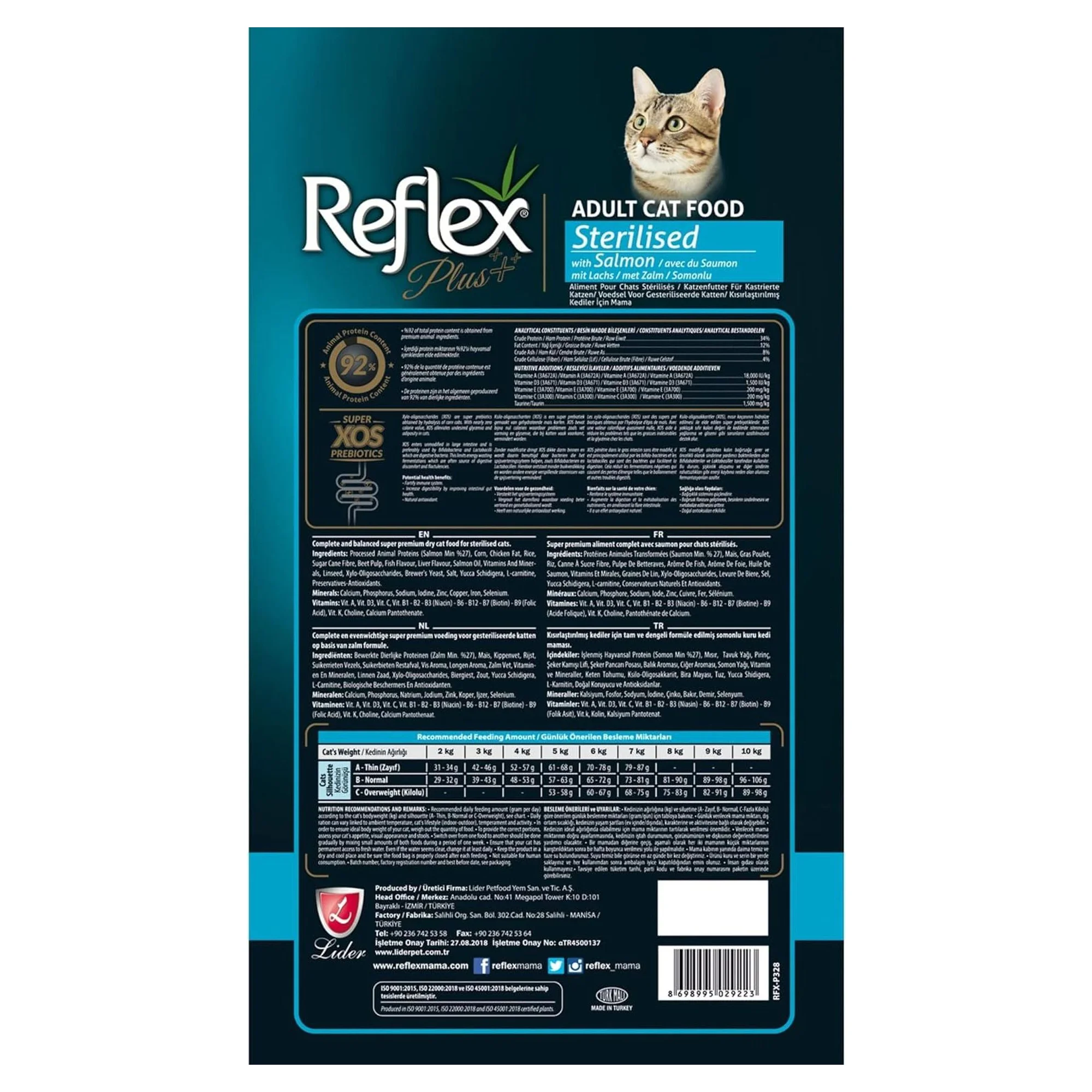 Reflex Plus Somonlu Kısırlaştırılmış Kedi Kuru Maması 1.5 KG — 1.6 kg — Görsel 5