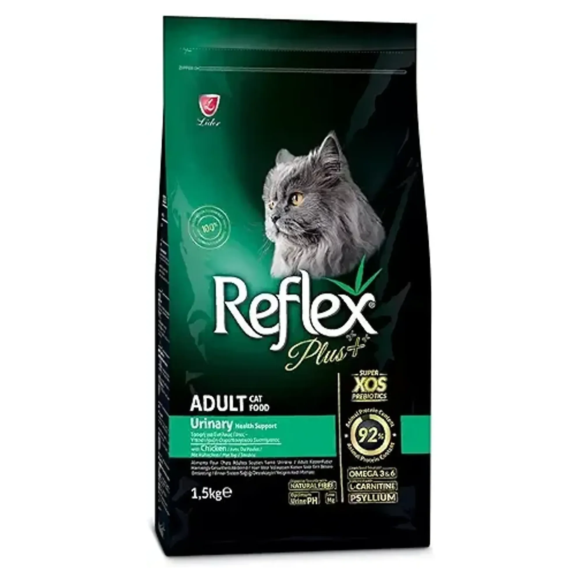 Reflex Plus Urinary Tavuklu Yetişkin Kedi Kuru Maması 1.5 KG