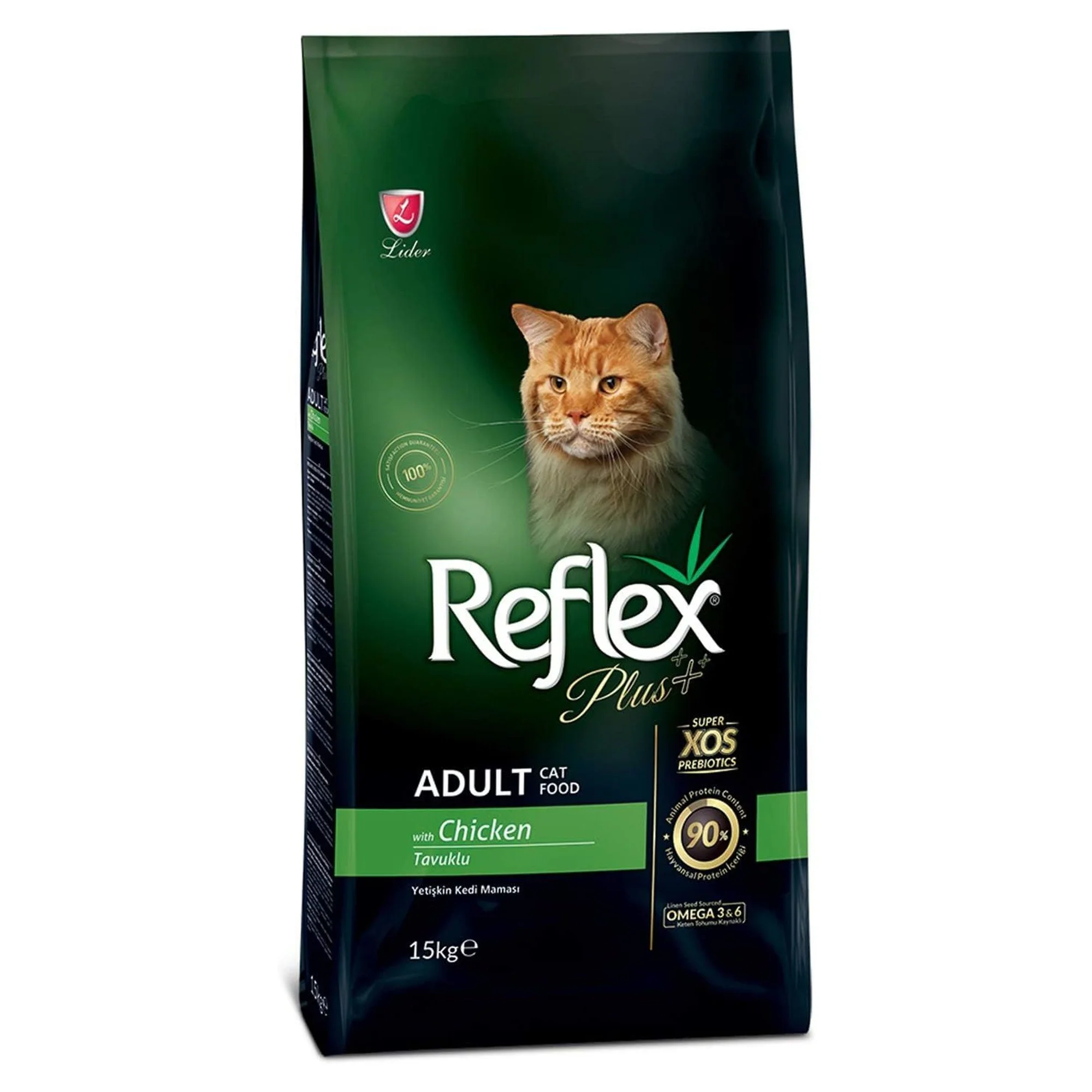 Reflex Plus Tavuklu Yetişkin Kedi Kuru Maması 15 KG