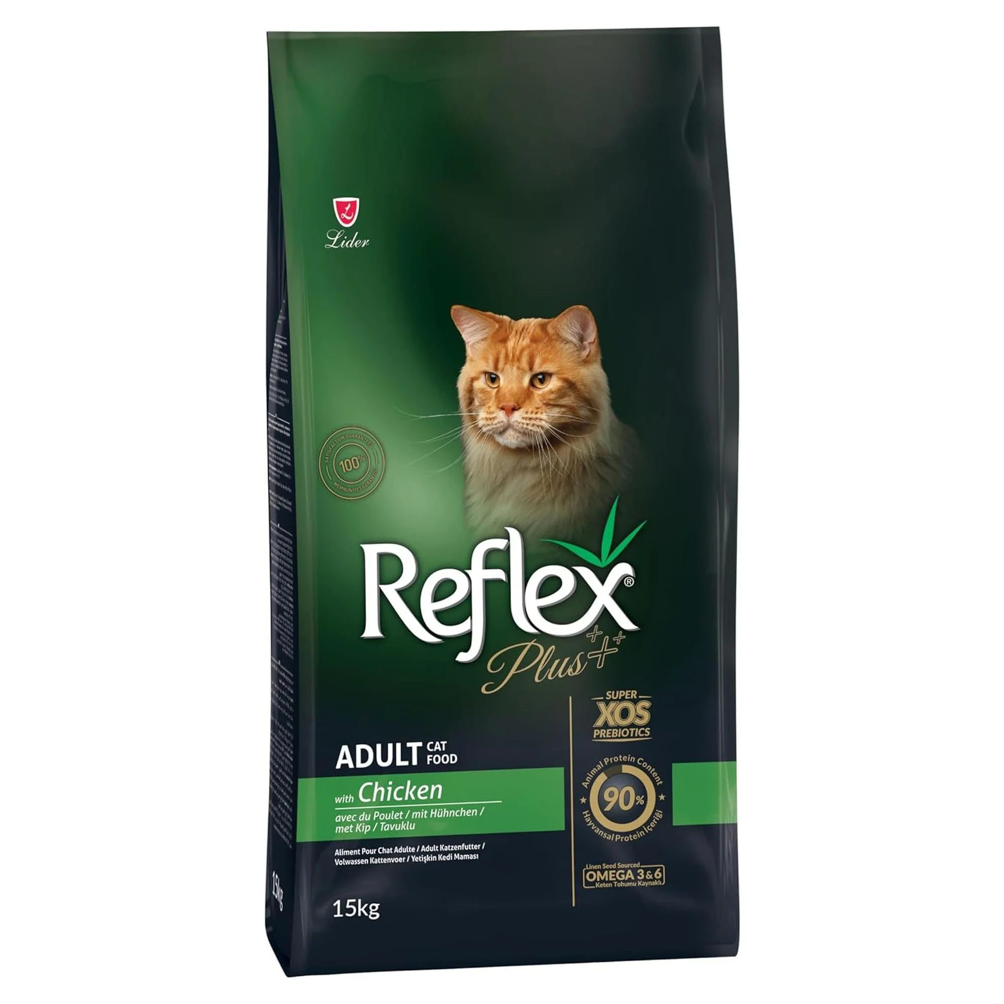 Reflex Plus Tavuklu Yetişkin Kedi Kuru Maması 15 KG