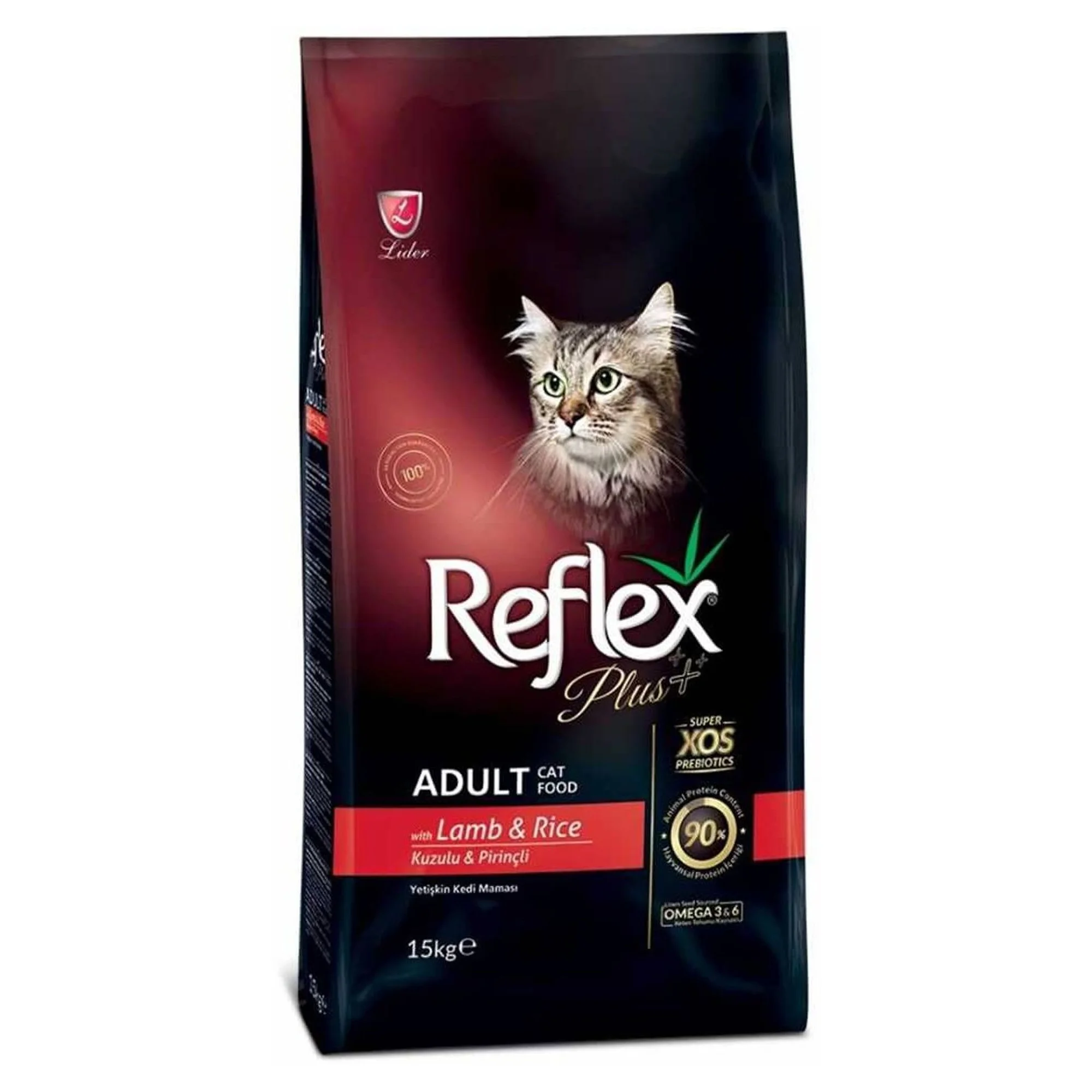 Reflex Plus Reflex Plus Kuzu&Pirinç Yetişkin Kedi Kuru Maması 15 Kg