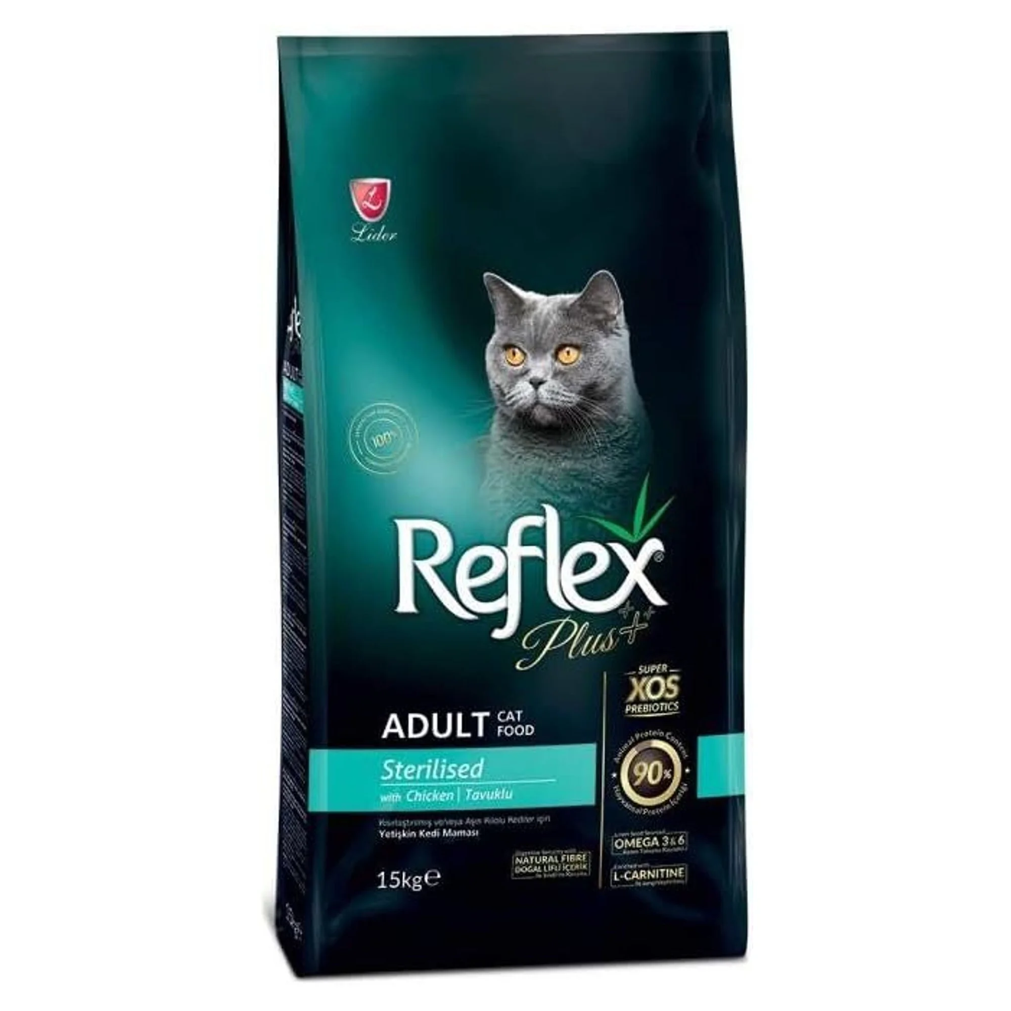 Reflex Plus Reflex Plus Sterilised Tavuklu Kısırlaştırılmış Kuru Kedi Maması 15 Kg