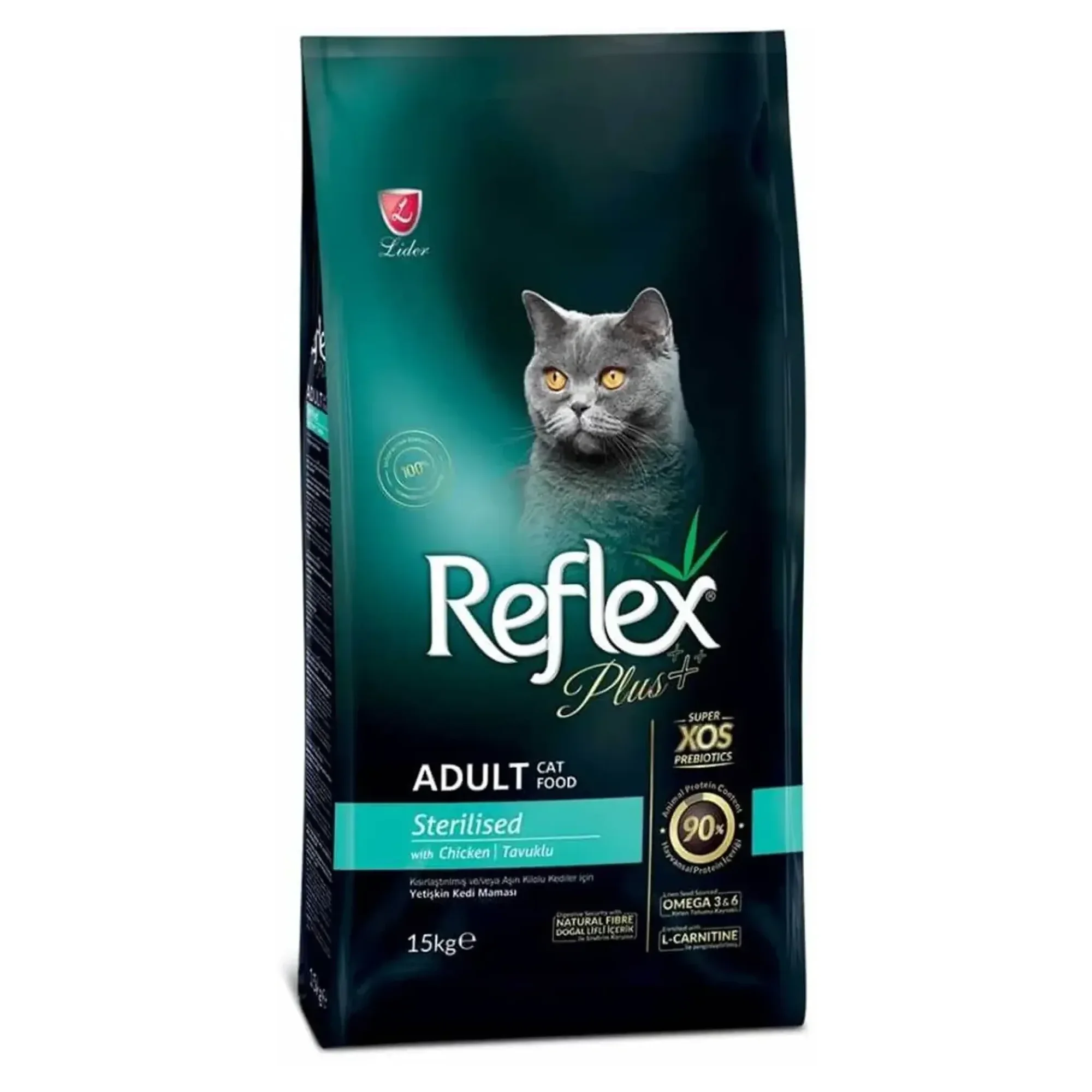 Reflex Plus Tavuklu Kısırlaştırlmış Kedi Maması 16 KG