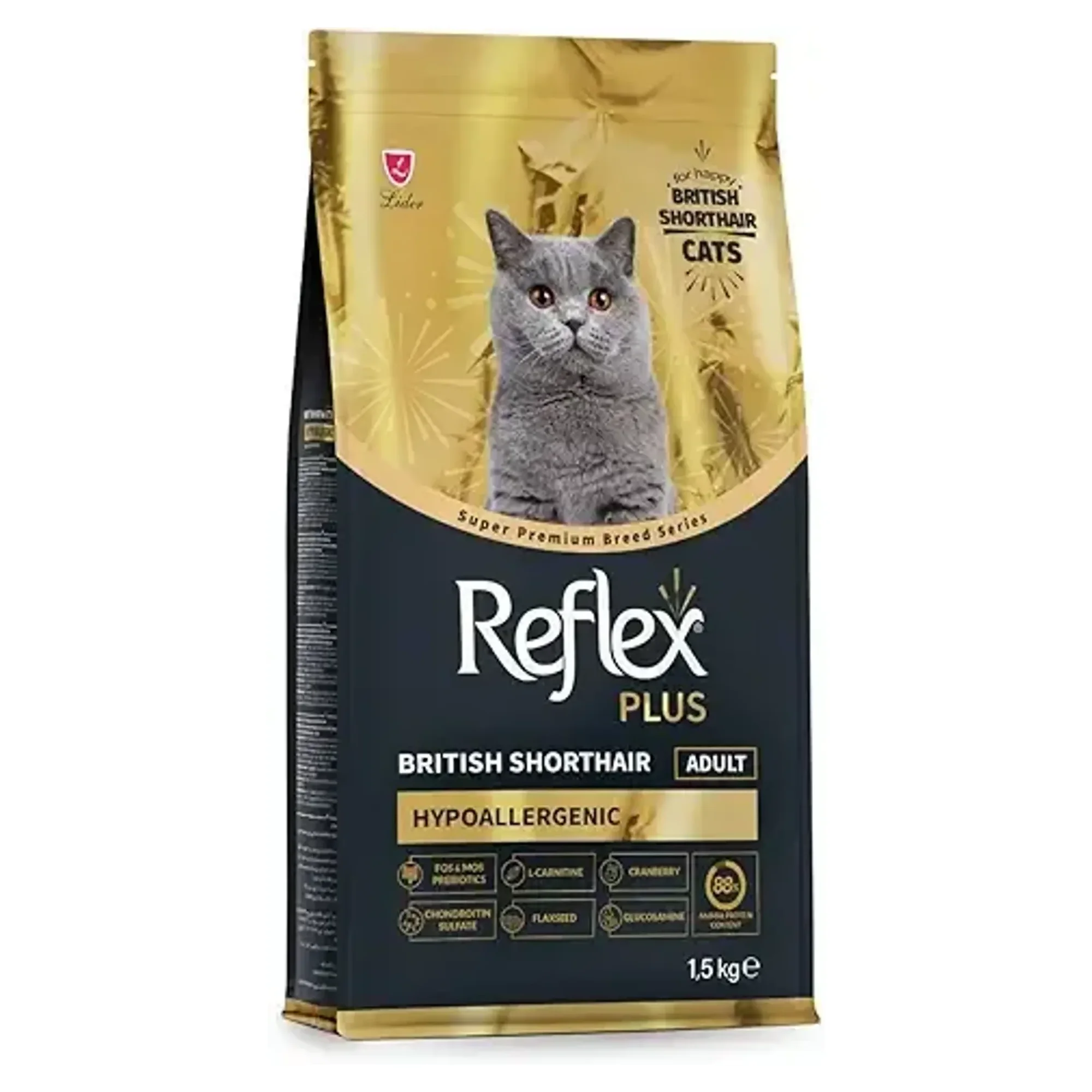 Reflex Plus Reflex Plus British Shorthair Yetişkin Kedi Maması 1.5 KG