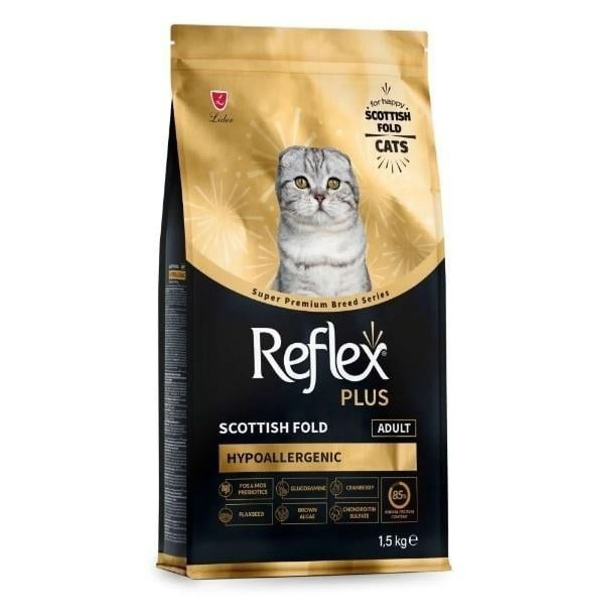 Reflex Plus Scottish Fold Yetişkin Kedi Maması 1.5 KG