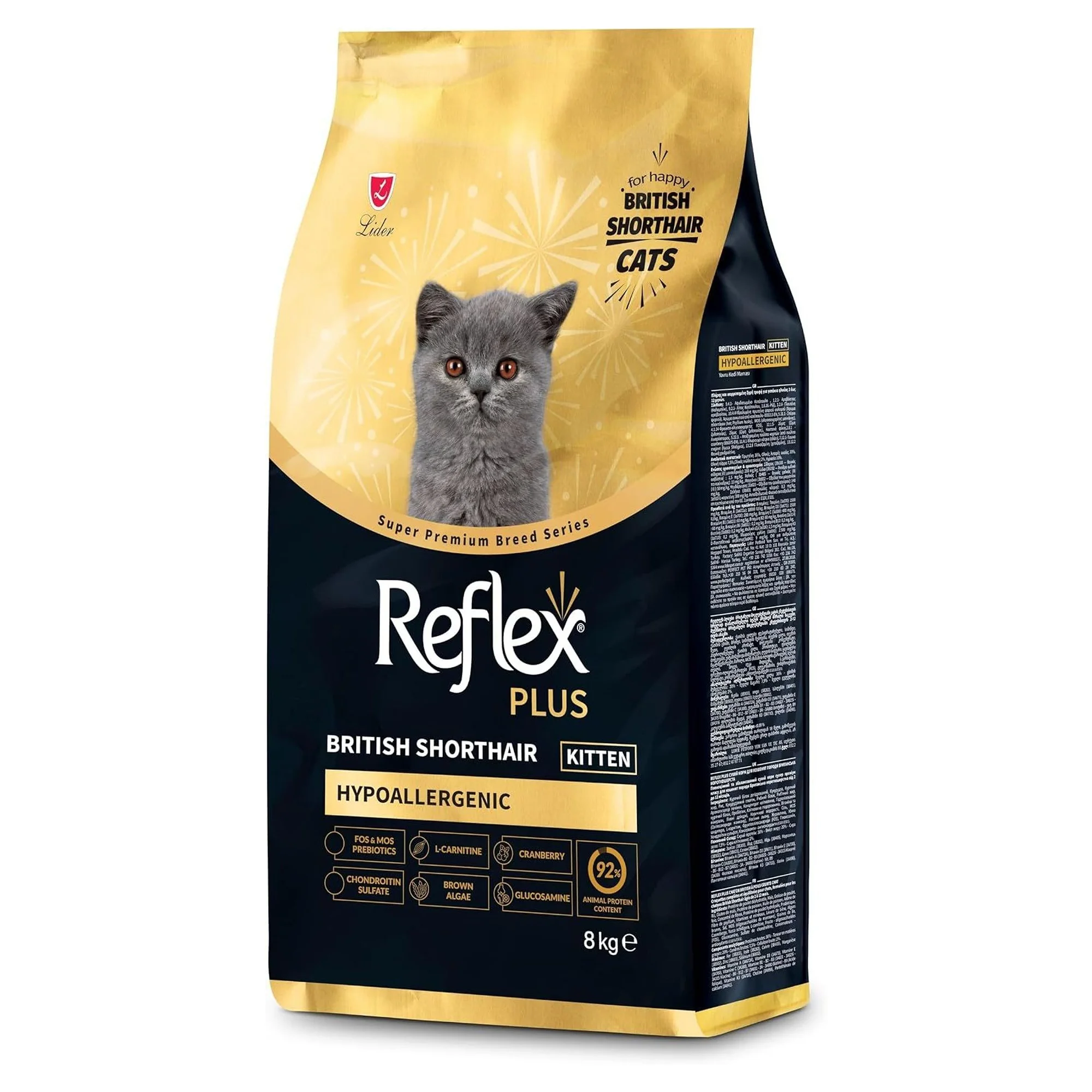 Reflex Plus British Shorthair Yavru Kedi Maması 8 KG — Normal, 8.1 kg — Görsel 2