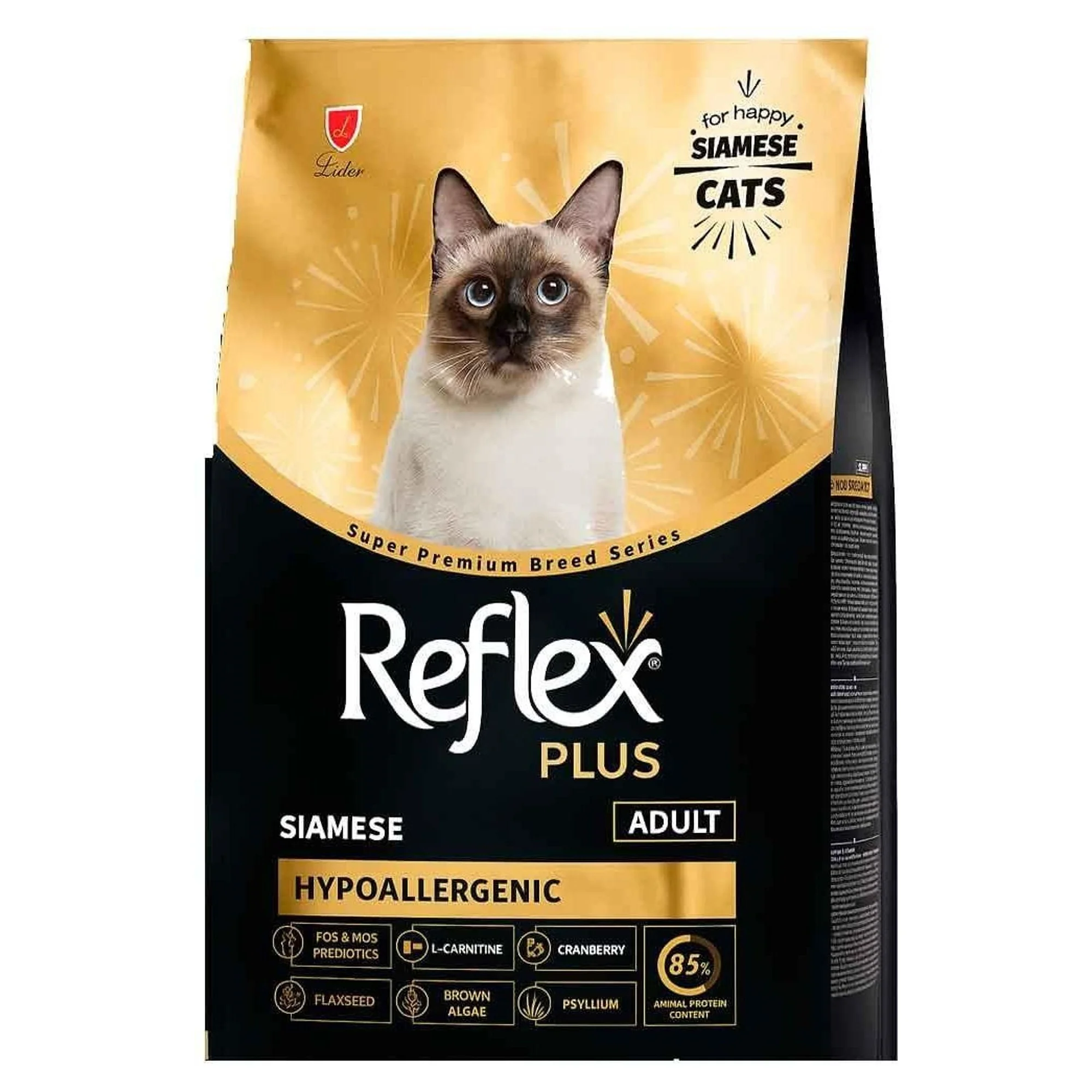 Reflex Plus Hipoalerjenik Siamese Yetişkin Kedi Maması 8 KG