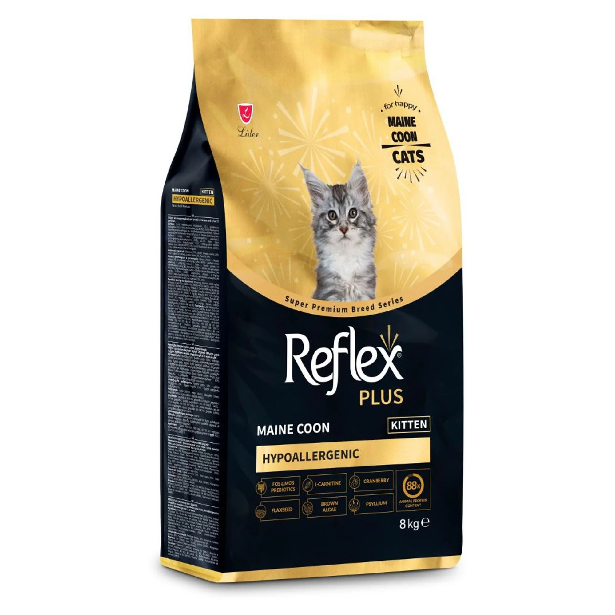 Reflex Plus Hipoalerjenik Maine Coon Yavru Kedi Maması 8 KG