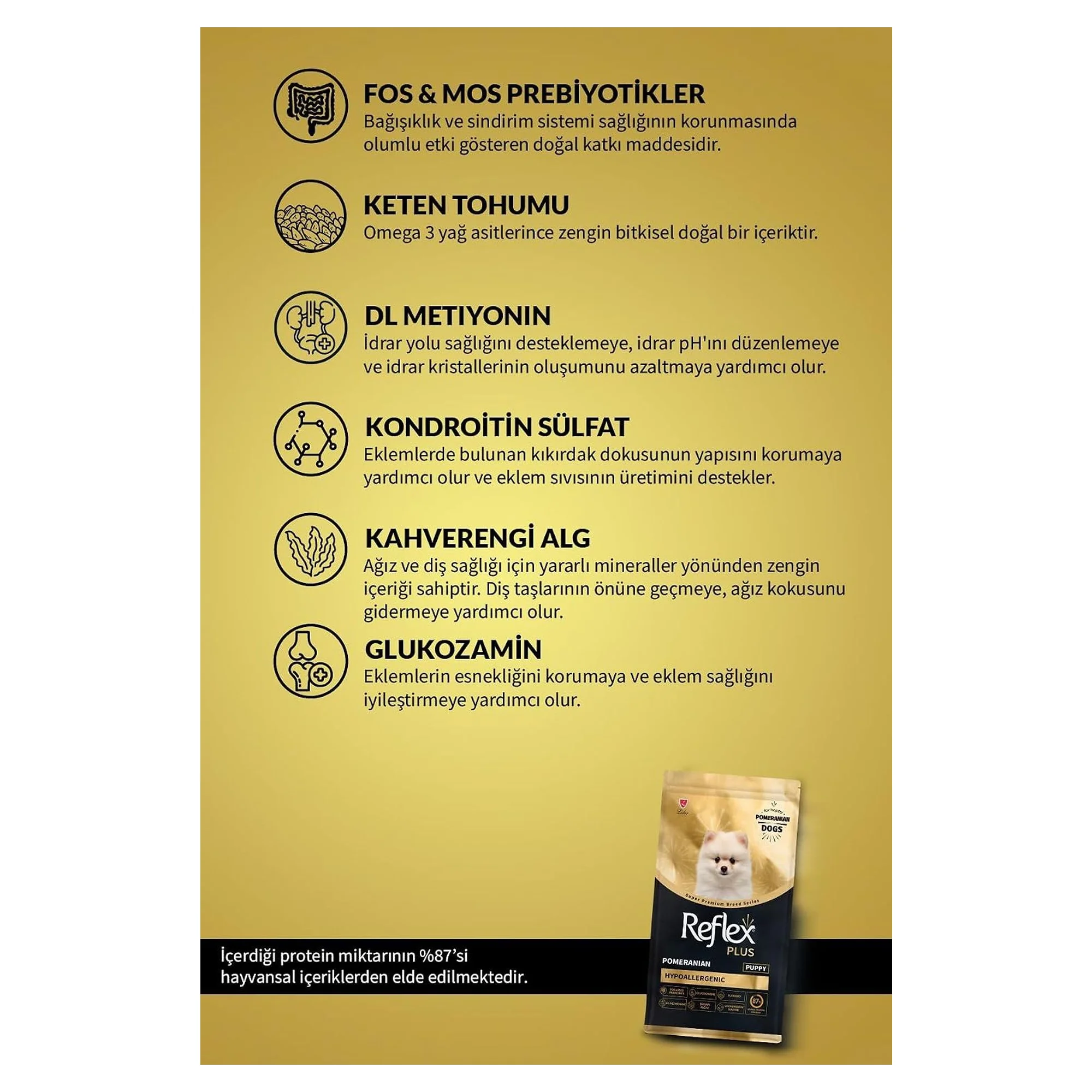 Reflex Plus Pomerian Yavru Köpek Maması 1.5 KG — Normal, 1.6 kg — Görsel 4
