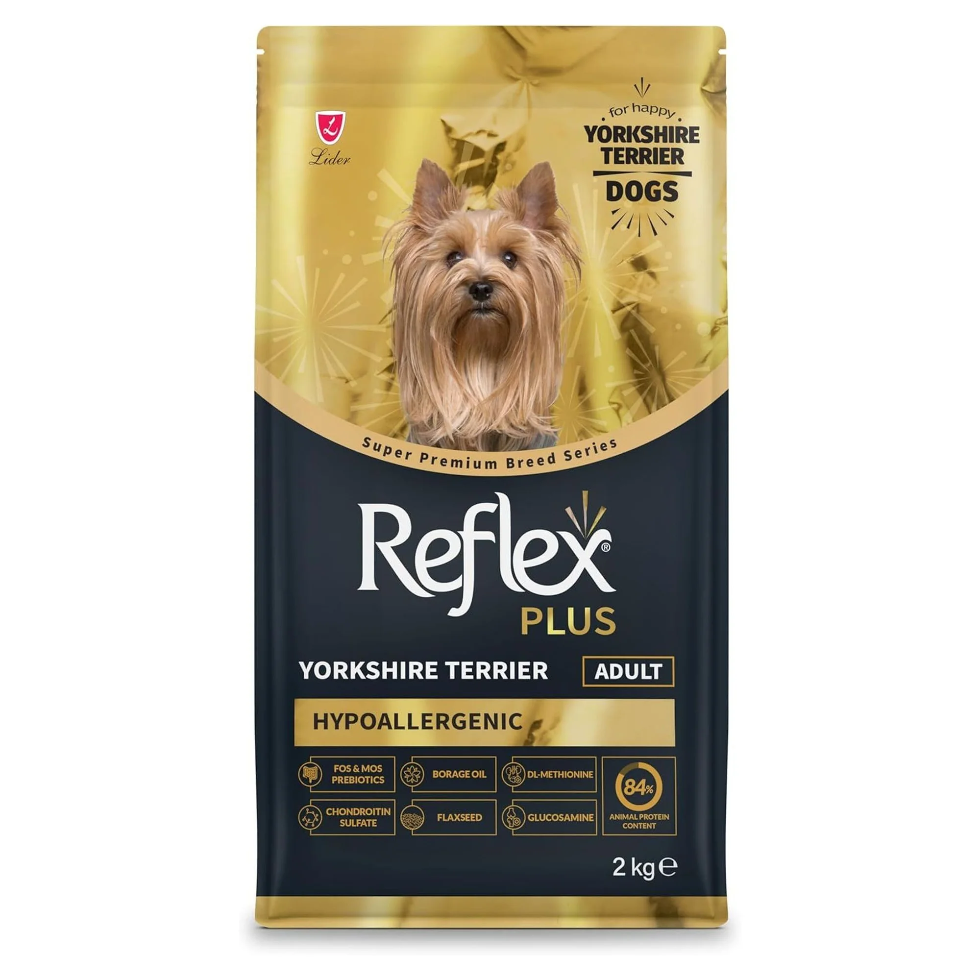 Reflex Plus Yorkshire Terrier Yetişkin Köpek Maması 2 KG