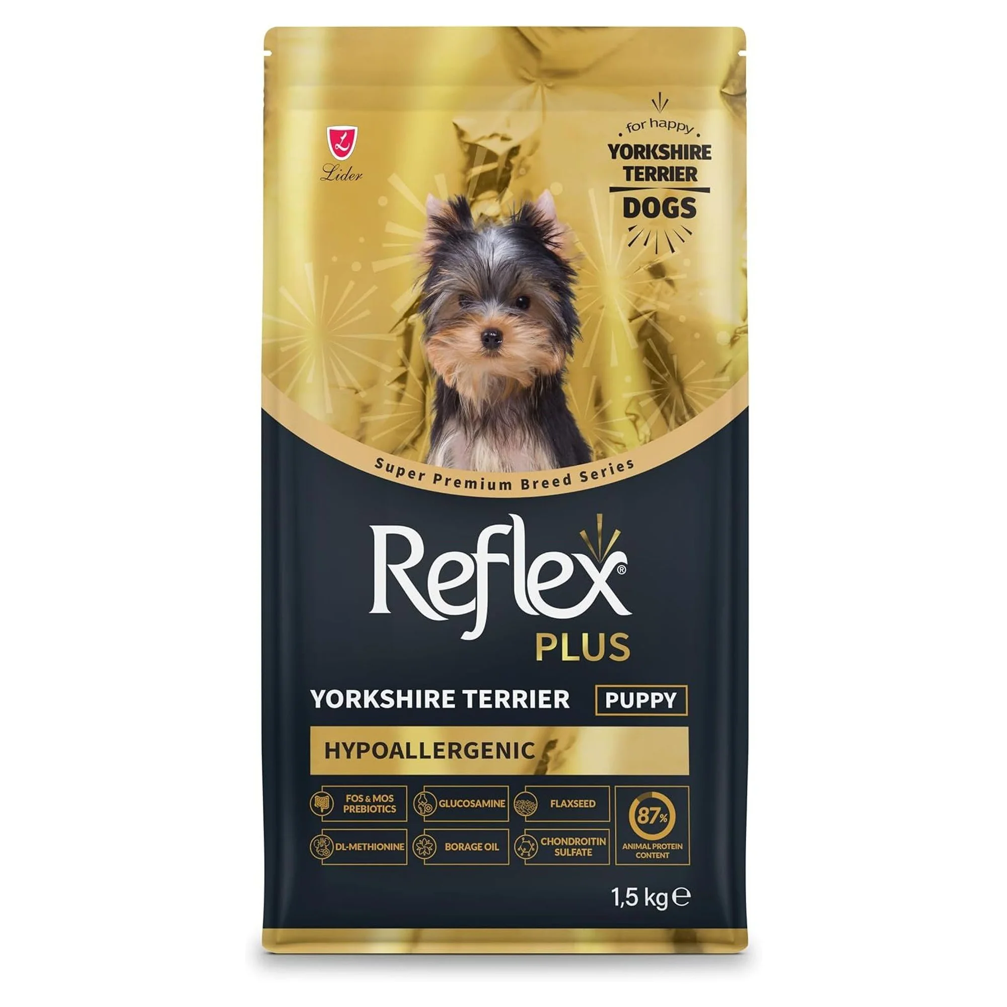 Reflex Plus Yorkshire Terrier Yavru Köpek Maması 1.5 KG