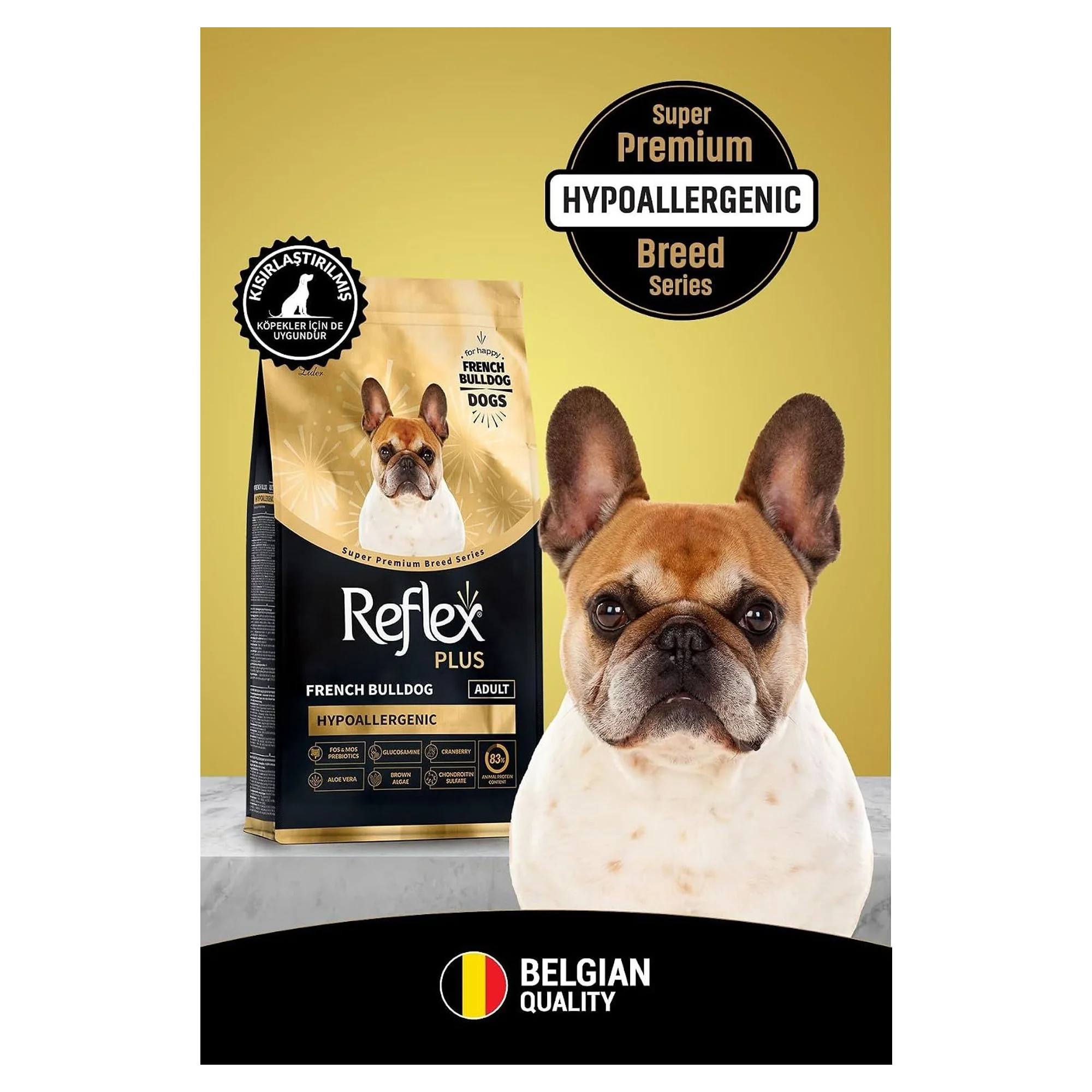 Reflex Plus French Bulldog Yetişkin Köpek Maması 3 KG — Normal, 3 kg — Görsel 2