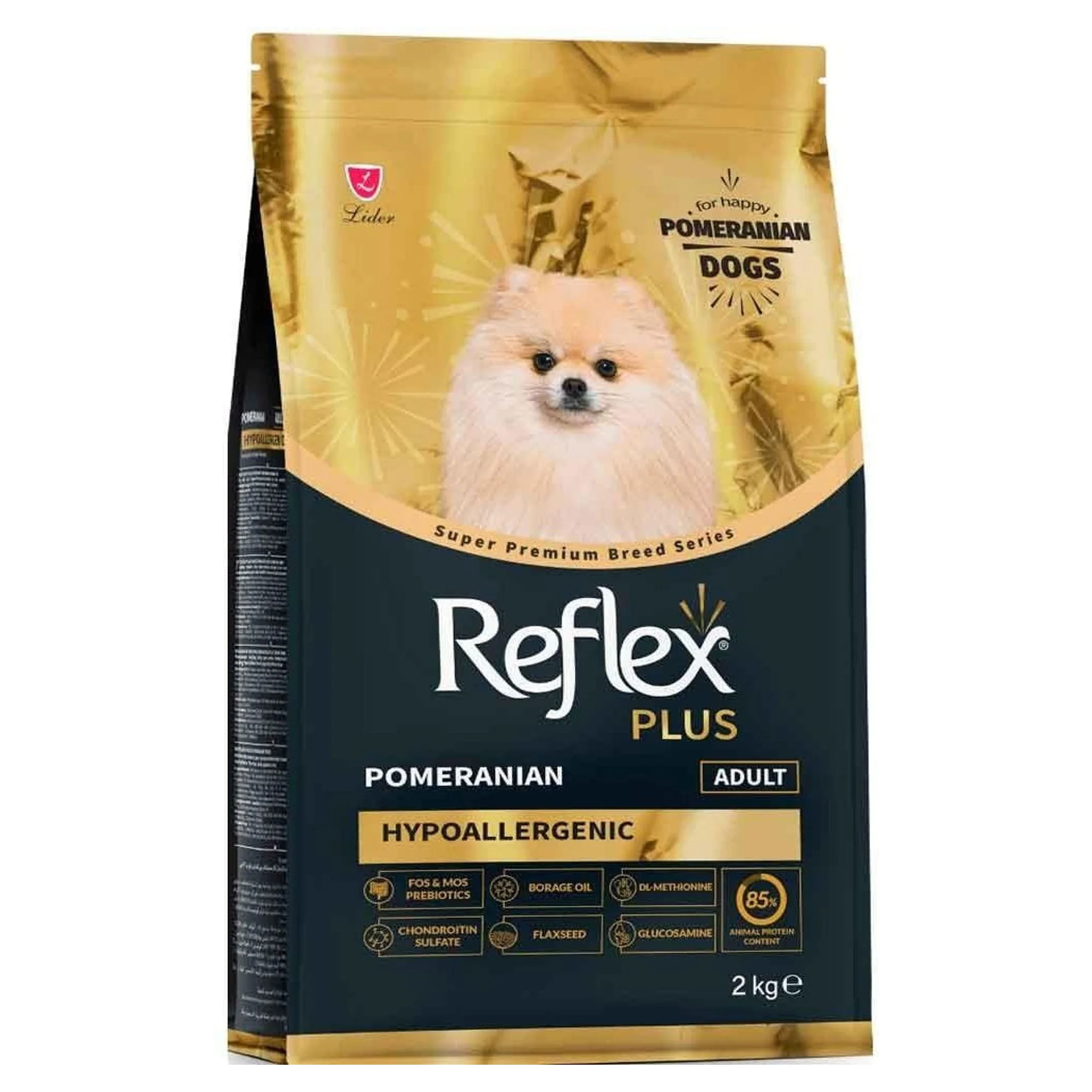 Reflex Plus Pomeranian Hipoalerjenik Yetişkin Köpek Maması 2 KG