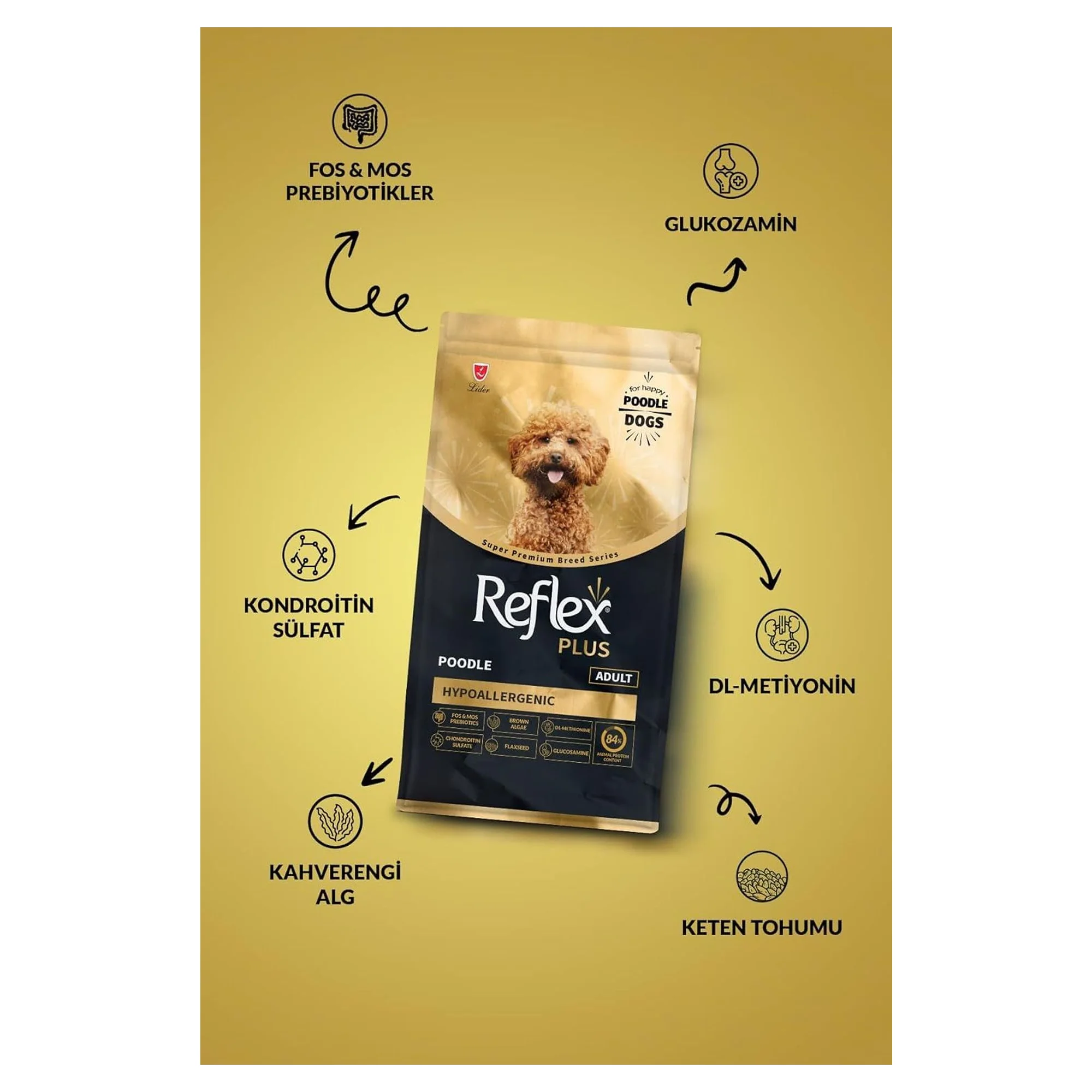 Reflex Plus Poodle Yetişkin Köpek Maması 8 KG — Normal, 8.1 kg — Görsel 3
