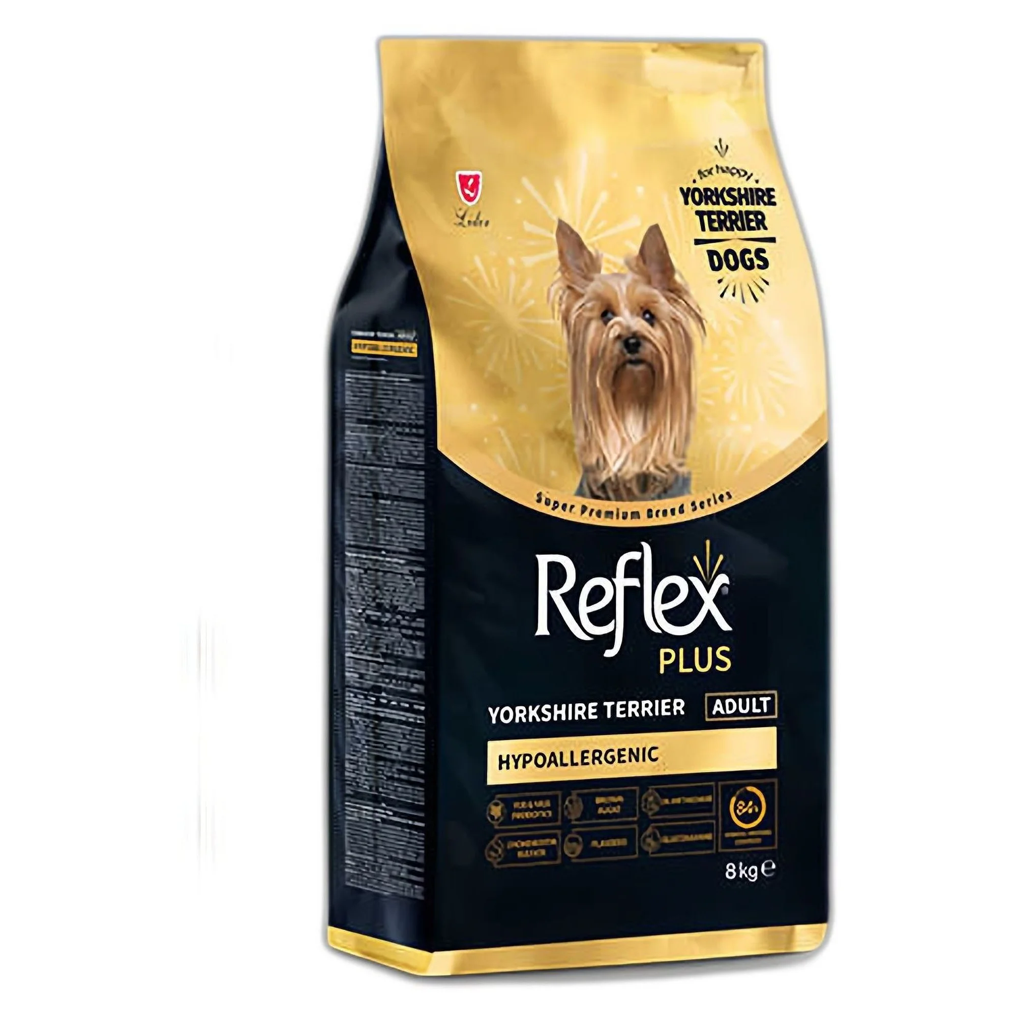 Reflex Plus Yorkshire Terrier Yetişkin Köpek Maması 8 KG