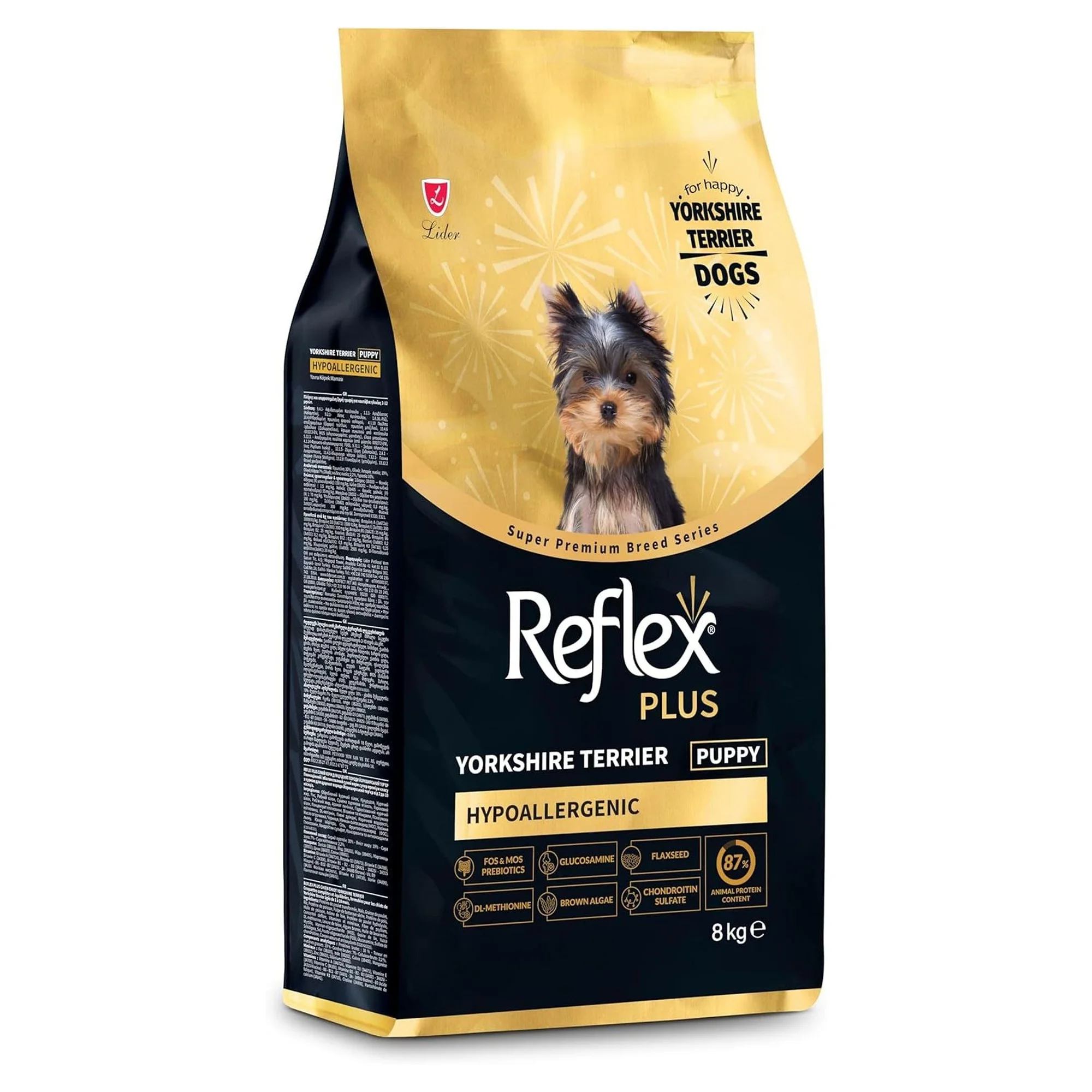 Reflex Plus Yorkshİre Terrier Yetişkin Köpek Maması 8 KG