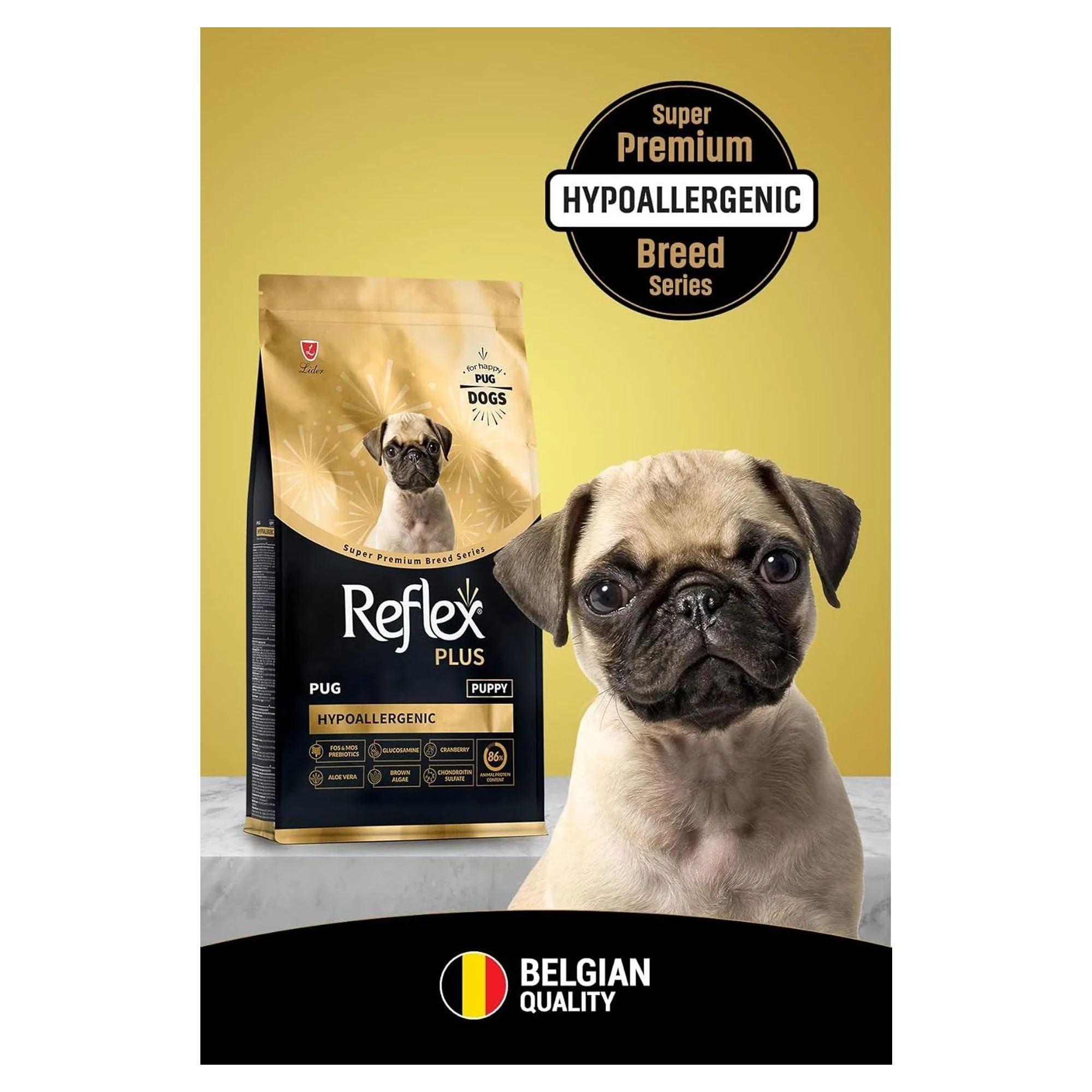 Reflex Plus HypoAllergenic Pug Yavru Köpek Maması 8 KG — Normal, 8.1 kg — Görsel 2