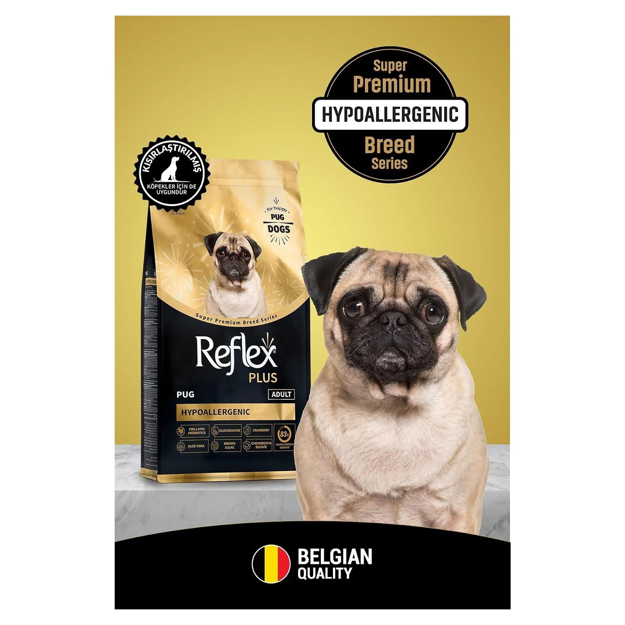 Reflex Plus Pug Yetişkin Köpek Maması 8 KG — Normal, 8.1 kg — Görsel 2