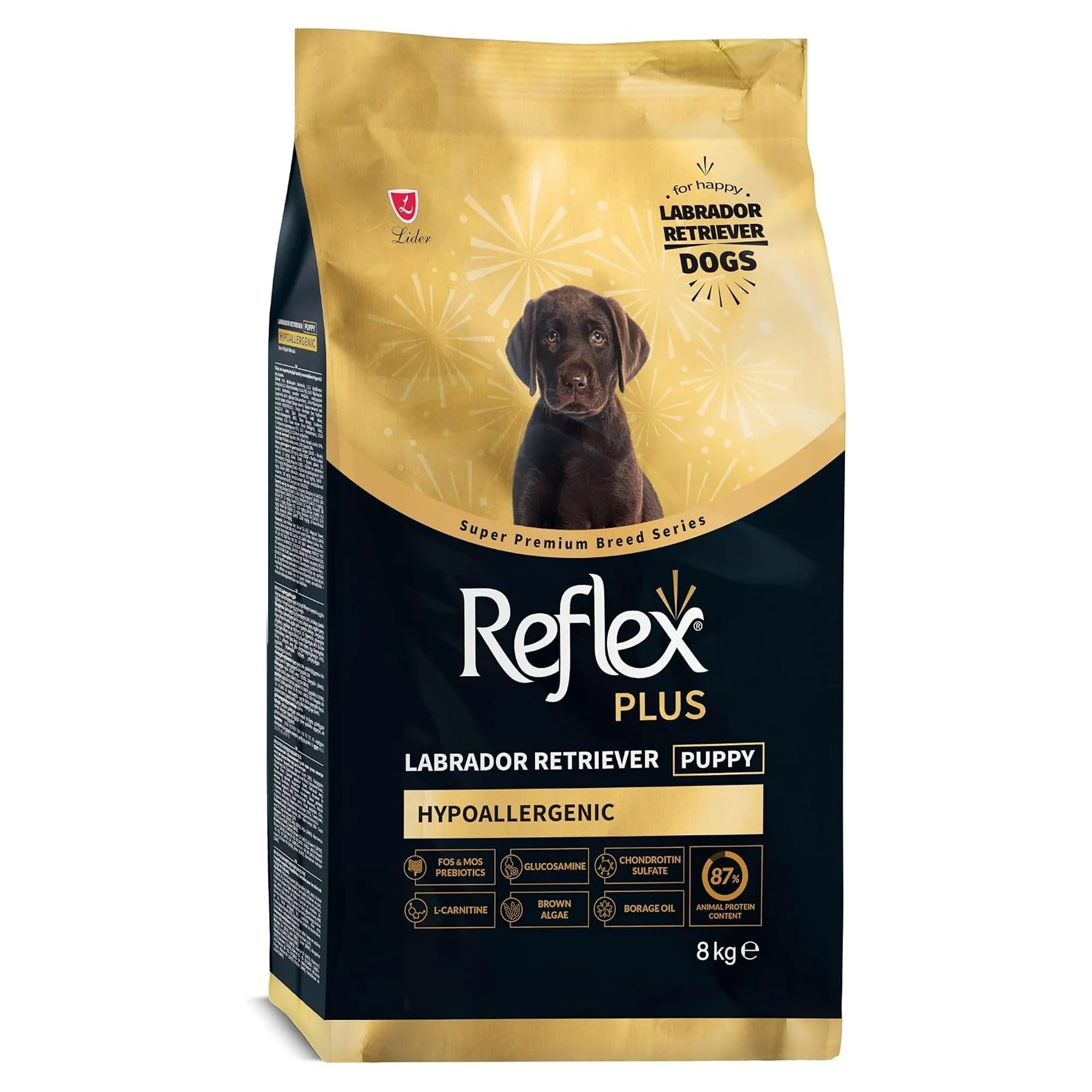 Reflex Plus Hipoalerjenik Labrador Retriever Yavru Köpek Maması 8 KG