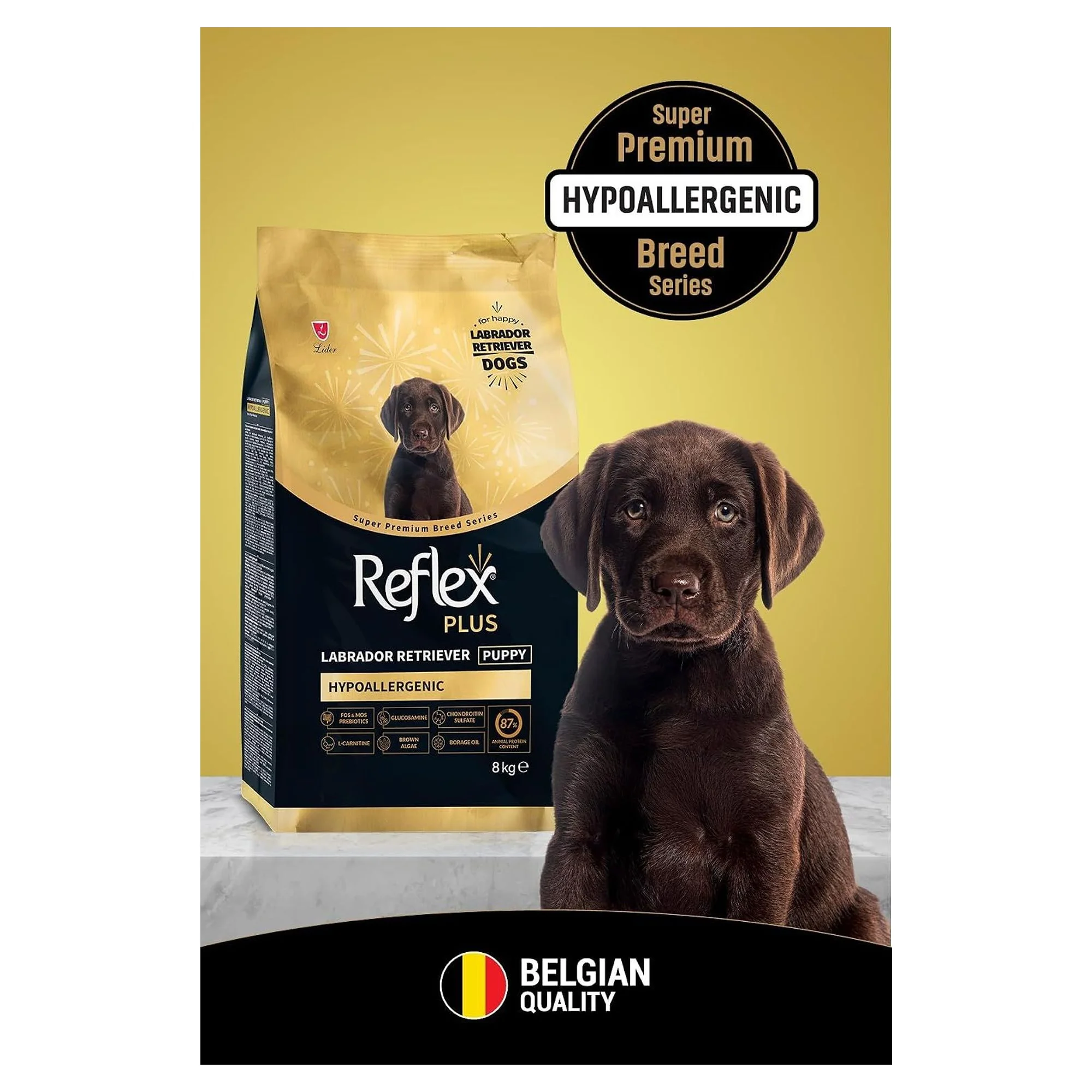 Reflex Plus Hipoalerjenik Labrador Retriever Yavru Köpek Maması 8 KG — Normal, 8.1 kg — Görsel 2