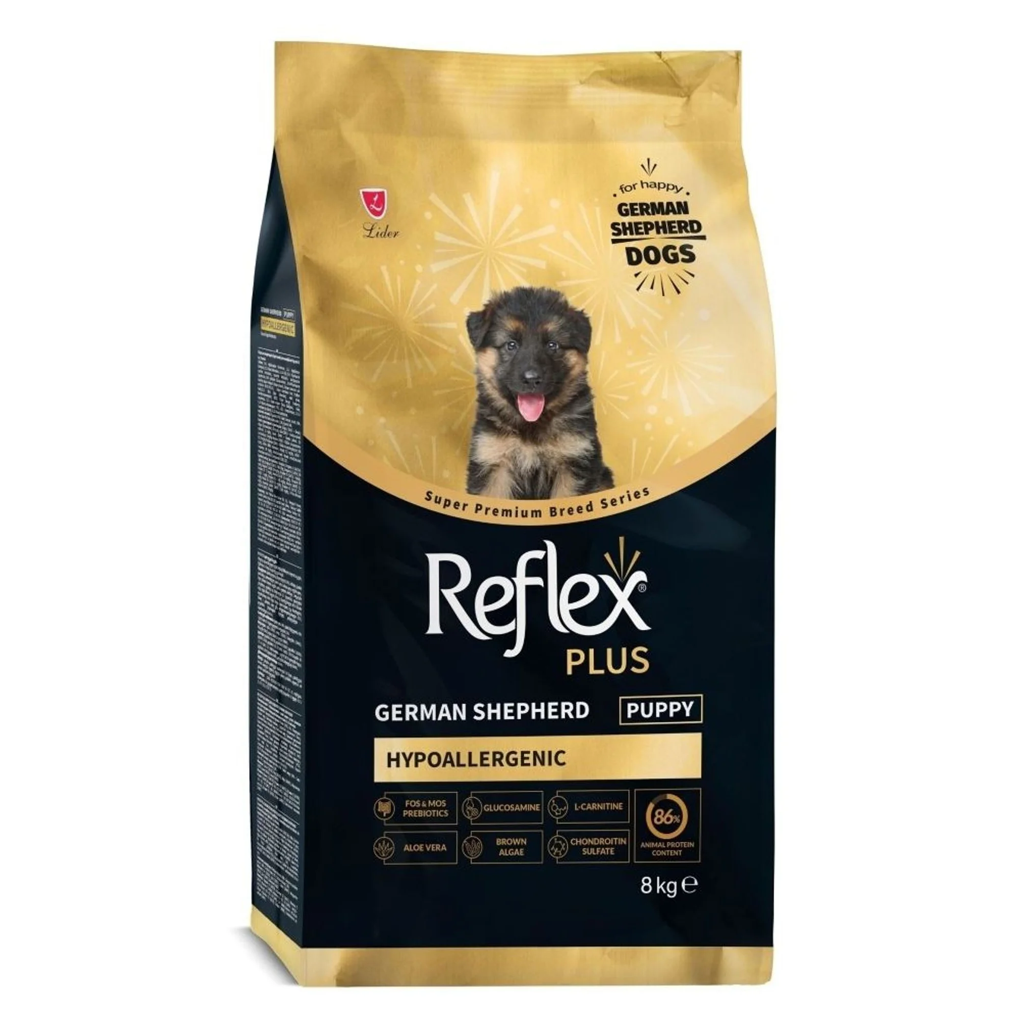 Reflex Plus Hipoalerjenik German Shepherd Yavru Köpek Maması 8 KG