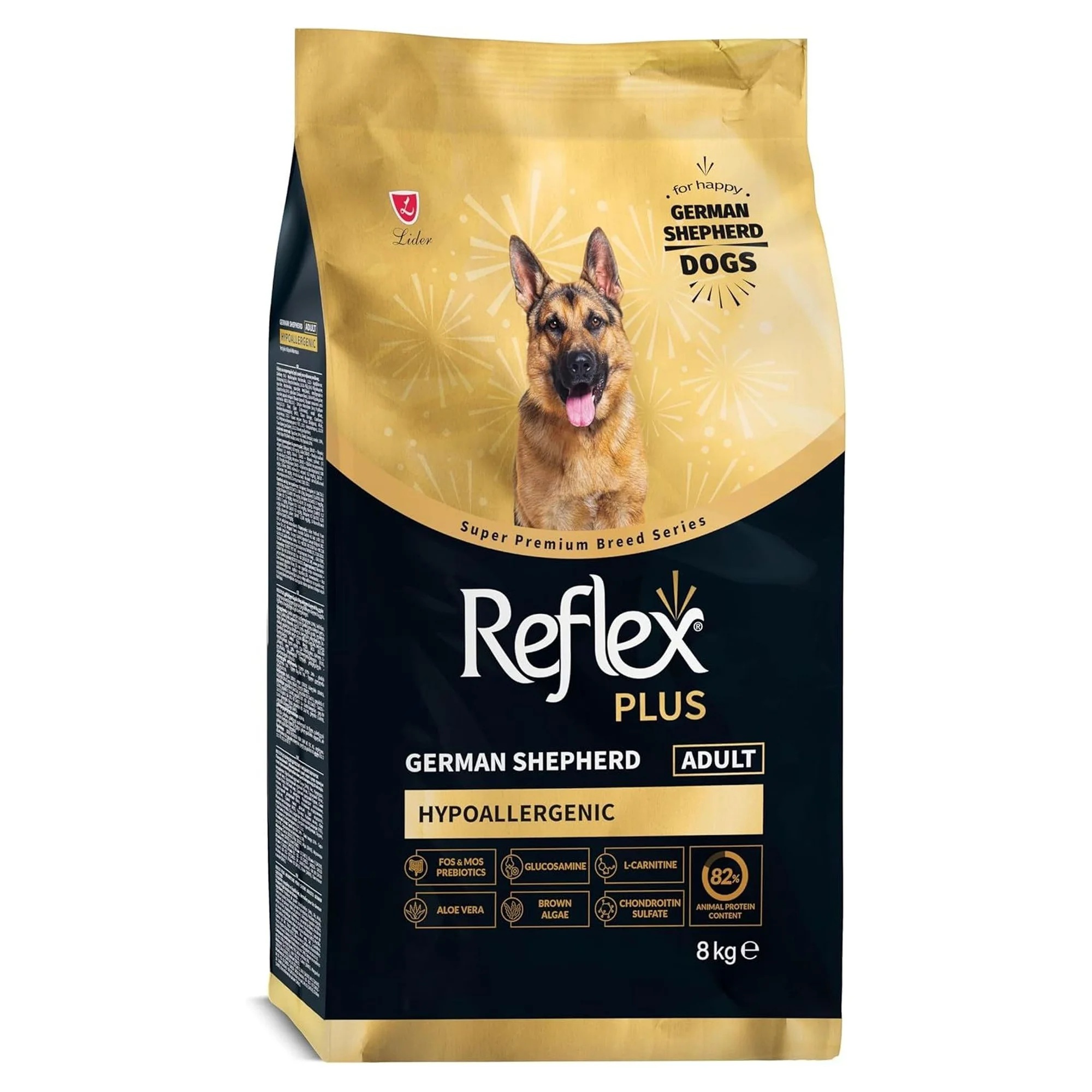 Reflex Plus German Shepherd Yetişkin Köpek Maması 8 KG
