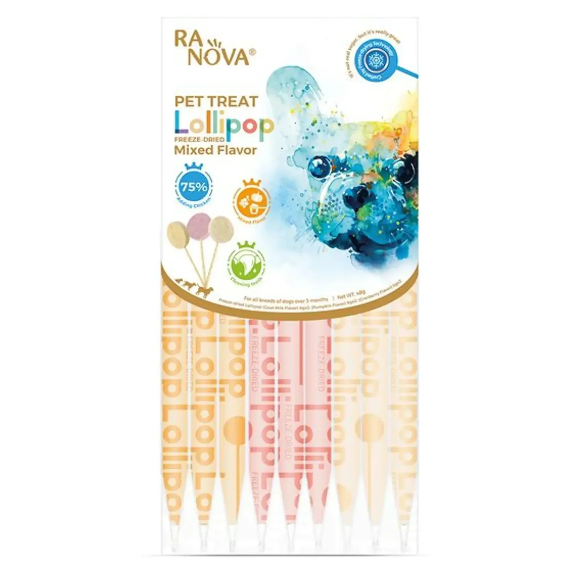 Ranova Ranova Köpekler için Karışık Lezzetli Lolipop 6x8G