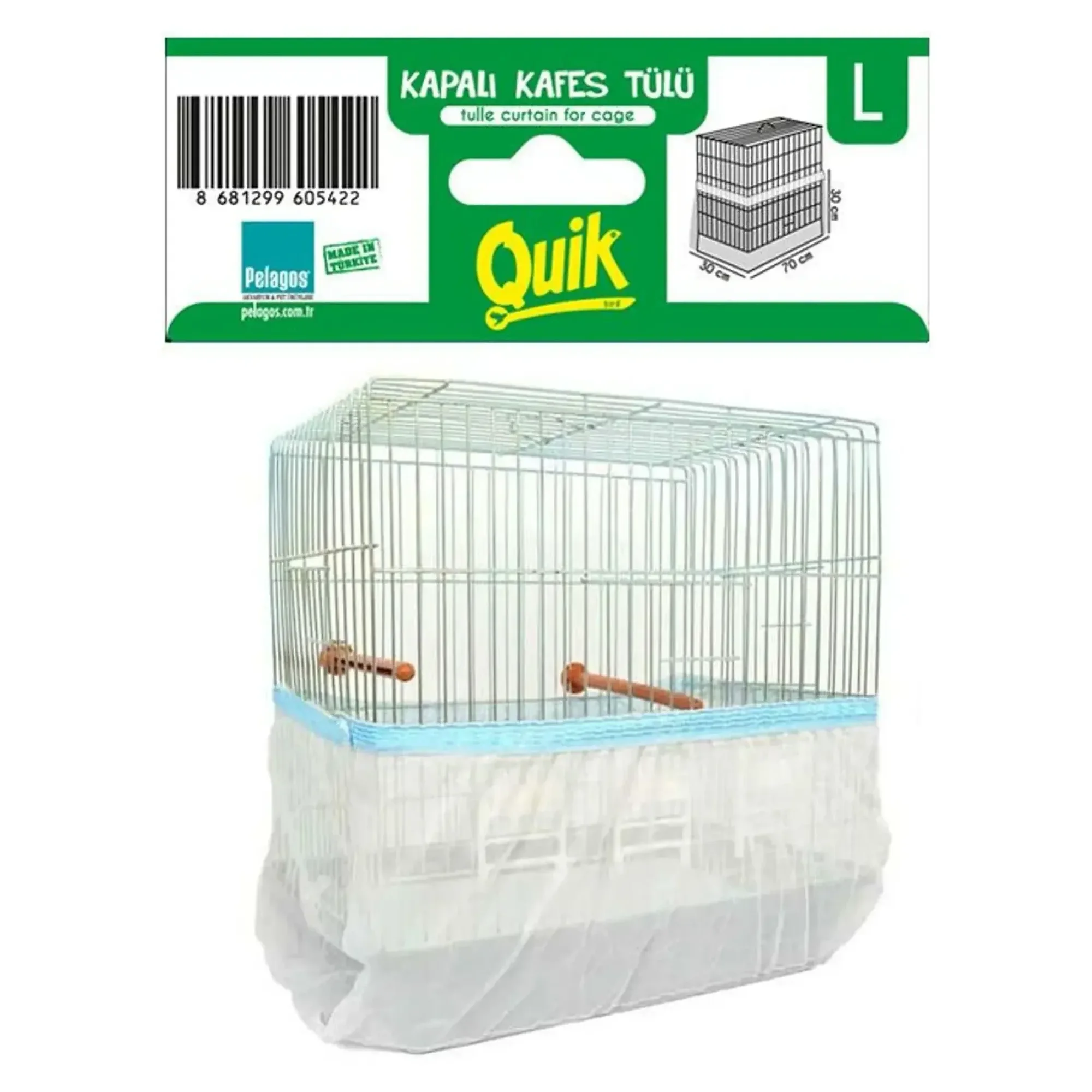 Quik Quik Lüx L Kapalı Kafes Tülü