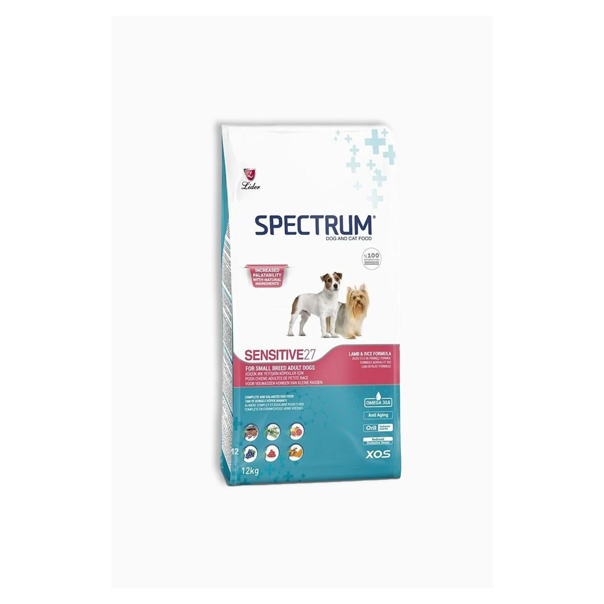 Spectrum Spectrum S.B. Sensitive 27 Yetişkin Köpek Maması 12 KG