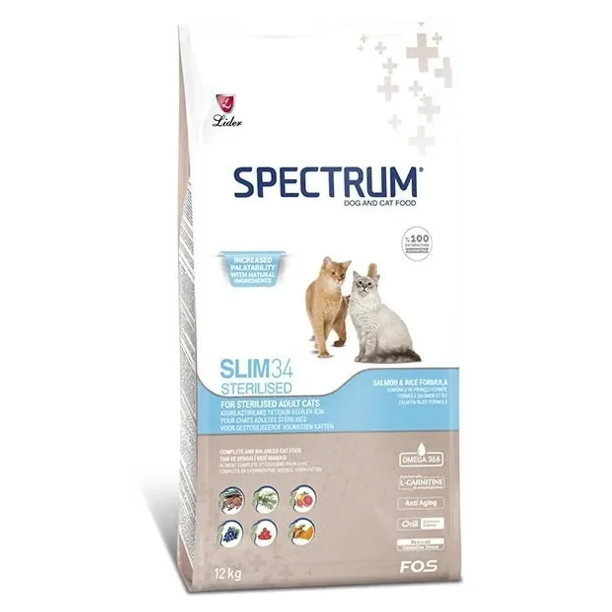 Spectrum Slim Yetişkin Kedi Maması 12 KG