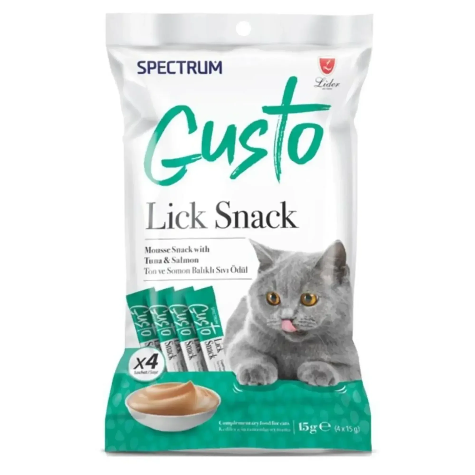 Spectrum Gusto Ton Balığı Ve Somonlu Sıvı Kedi Ödül Maması