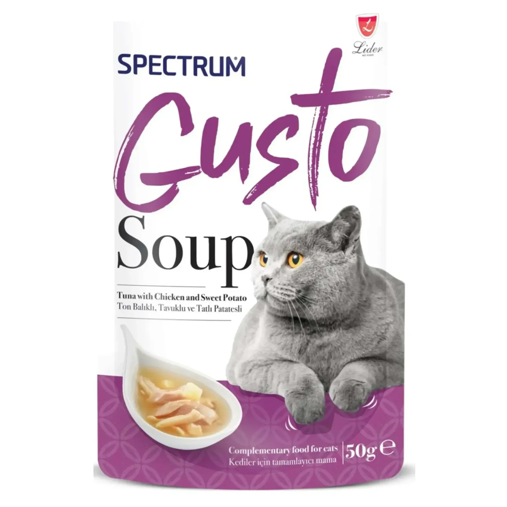 Spectrum Ton Balıklı, Tavuklu ve Tatlı Patatesli Çorba 50 G