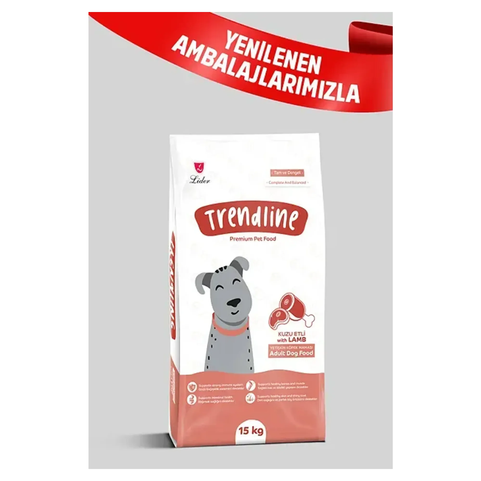 Trendline Kuzu Etli Yavru Köpek Maması 15 KG
