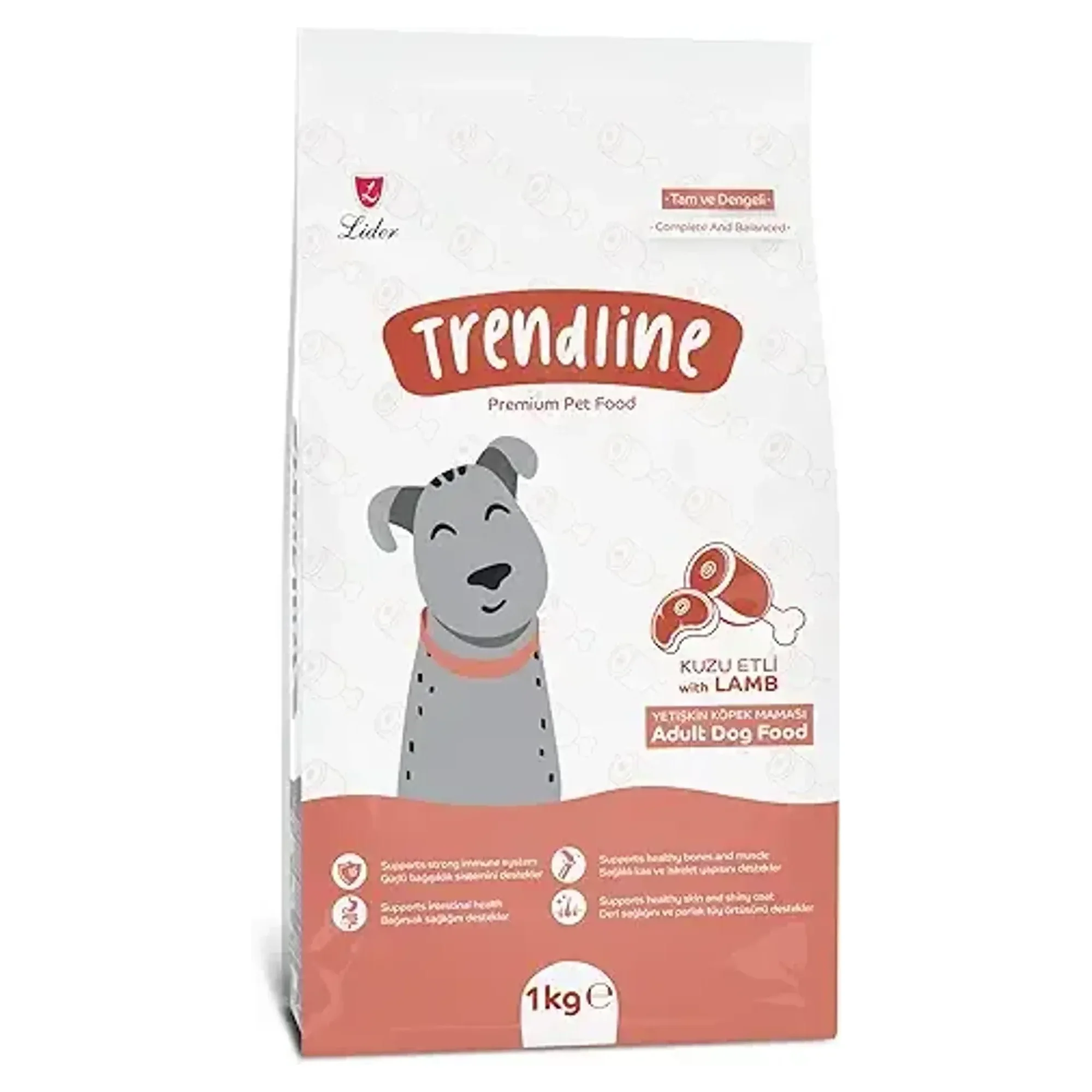 Trendline Trendline Kuzu Etli & Pirinçli Yetişkin Köpek Maması 1 KG